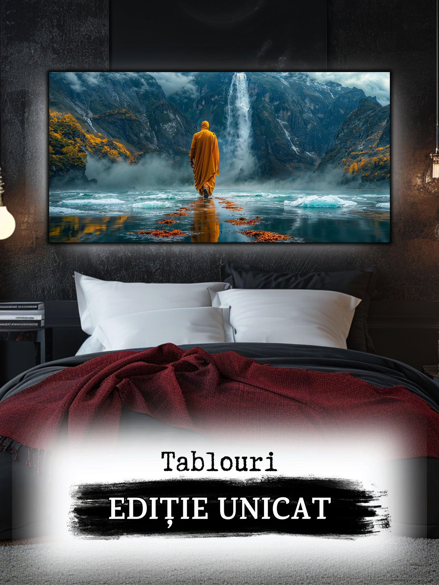 Tablou unicat din sticlă securizată Vanishing Step - No02