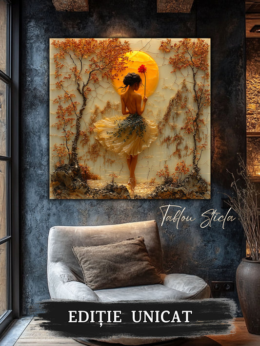 Tablou Sticla Securizata - Fragment of The Soul - 22