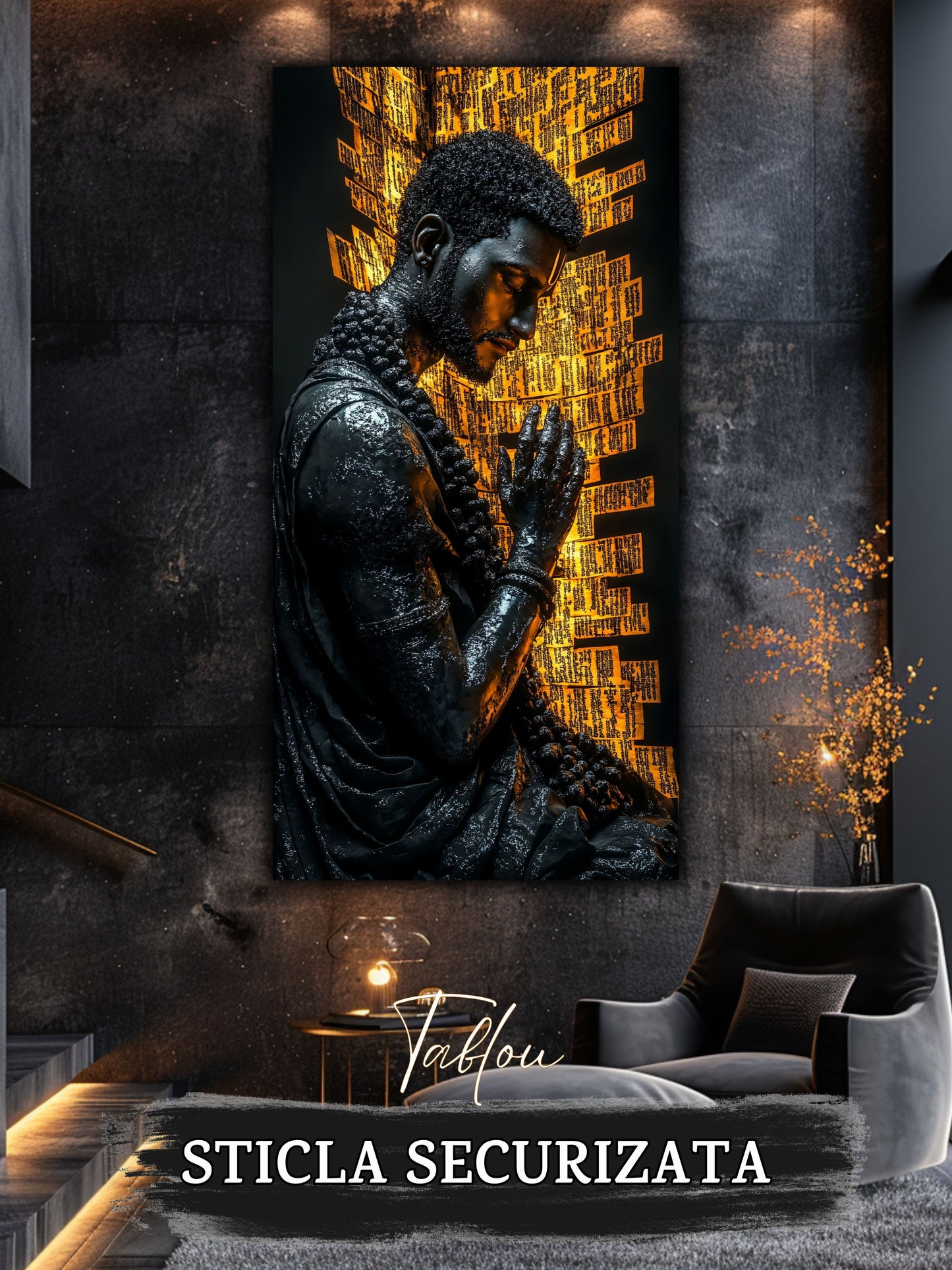 Dark Glow 09 - Tablou Sticla Securizata