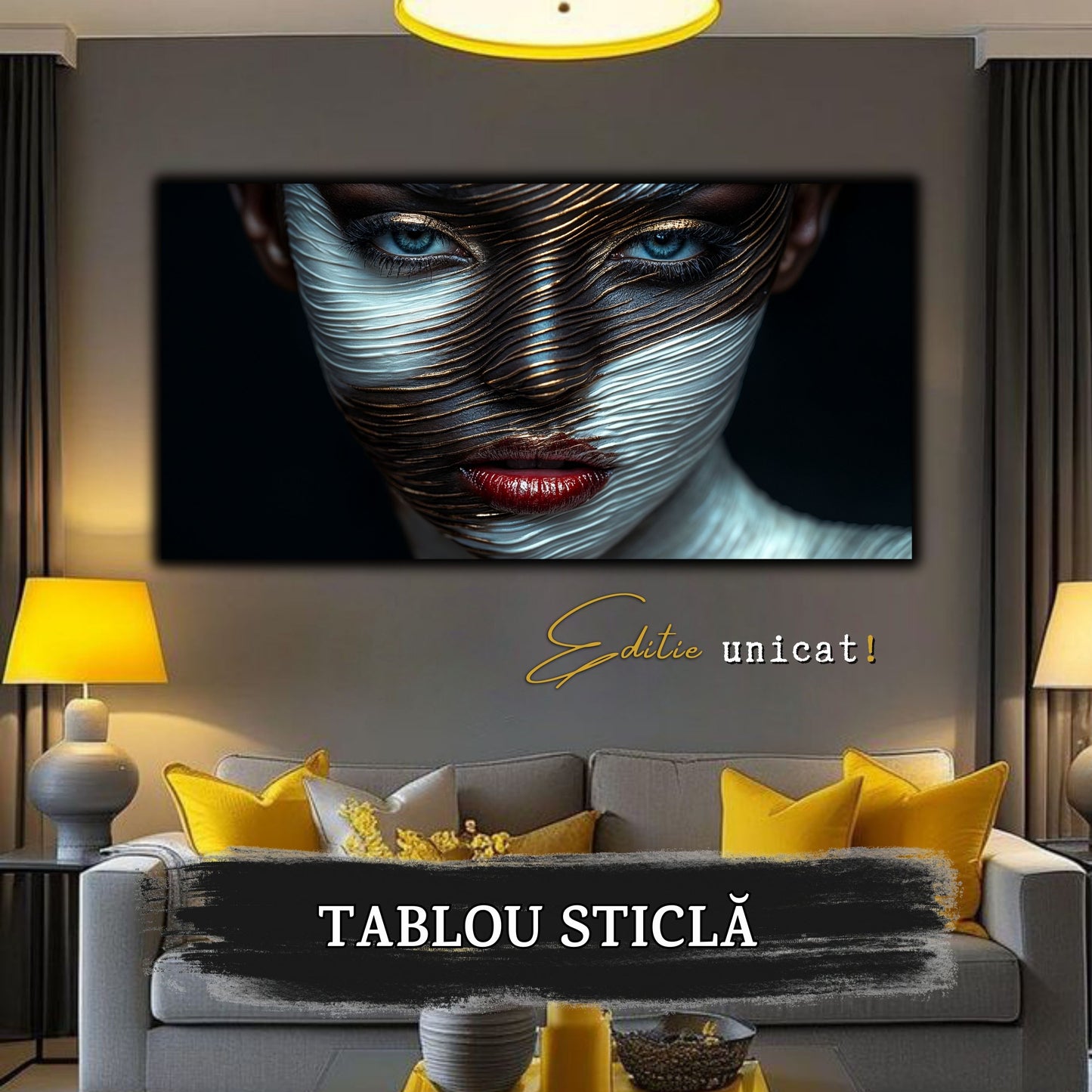Innerverse - Tablou Sticla - Unicat - no12