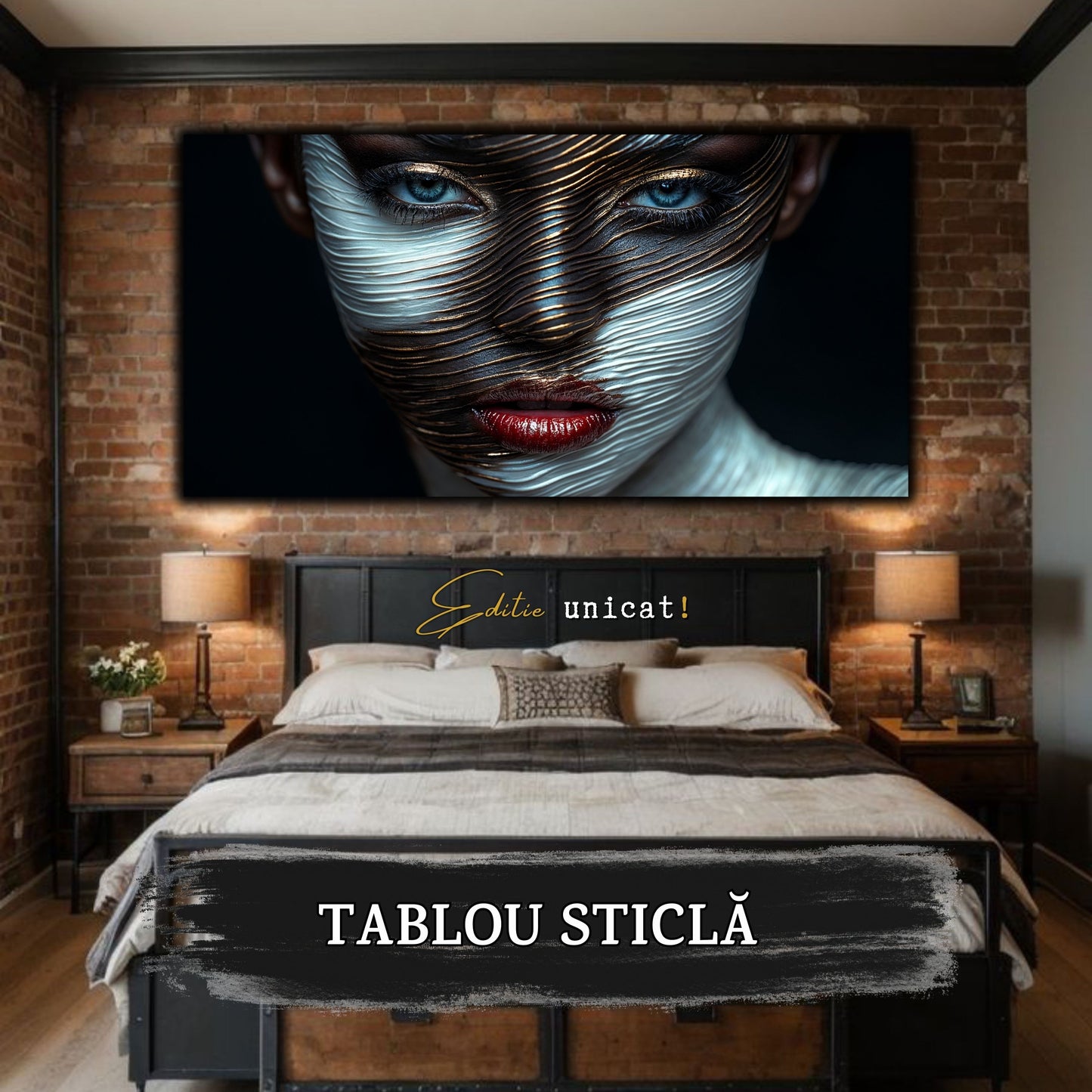 Innerverse - Tablou Sticla - Unicat - no12