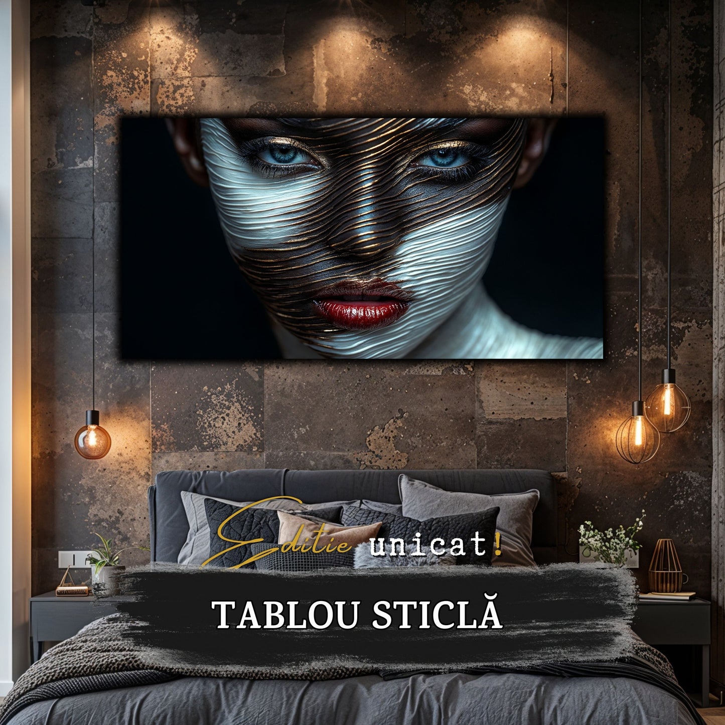 Innerverse - Tablou Sticla - Unicat - no12