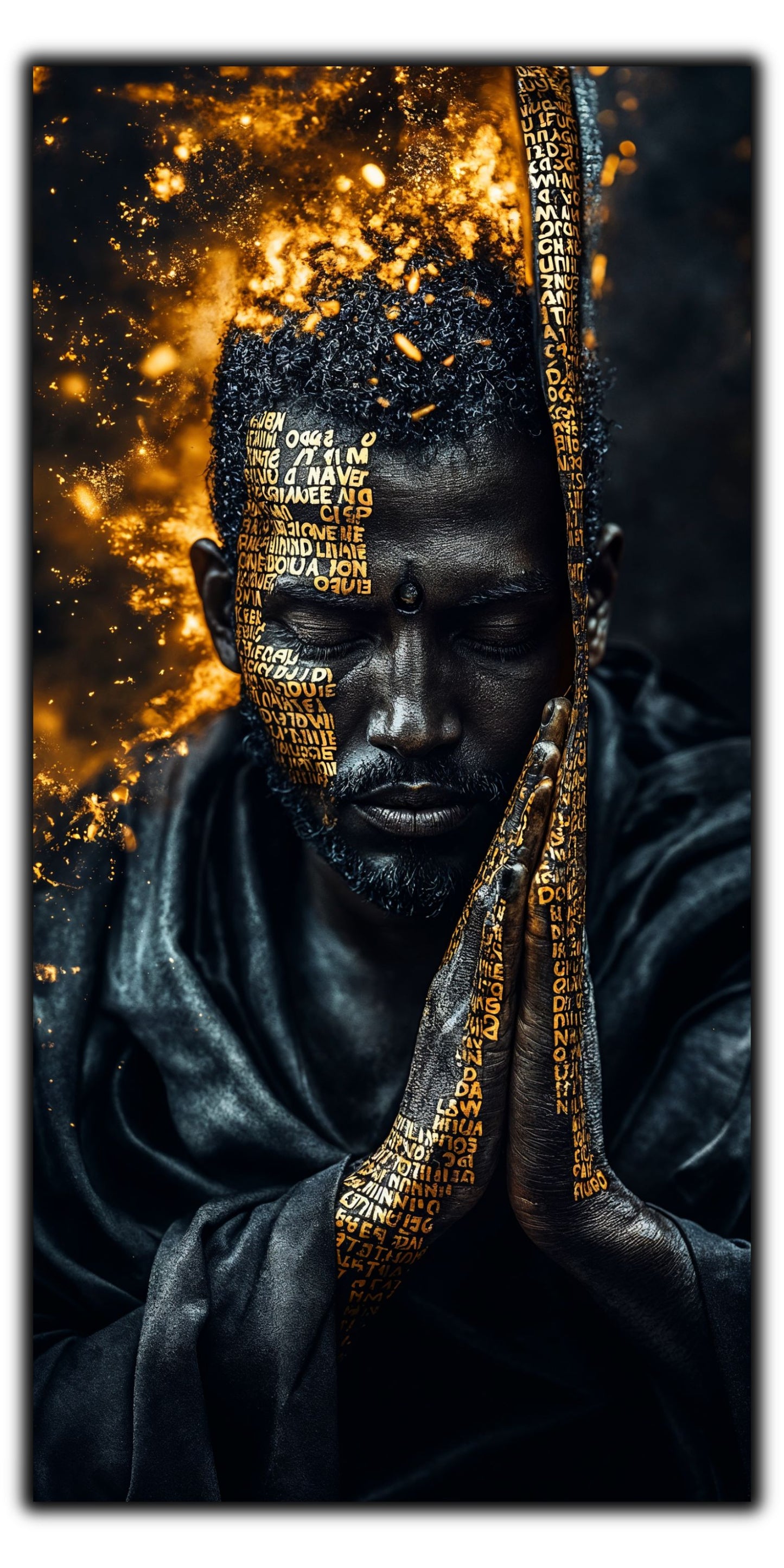 Dark Glow 04 - Tablou Sticla Securizata