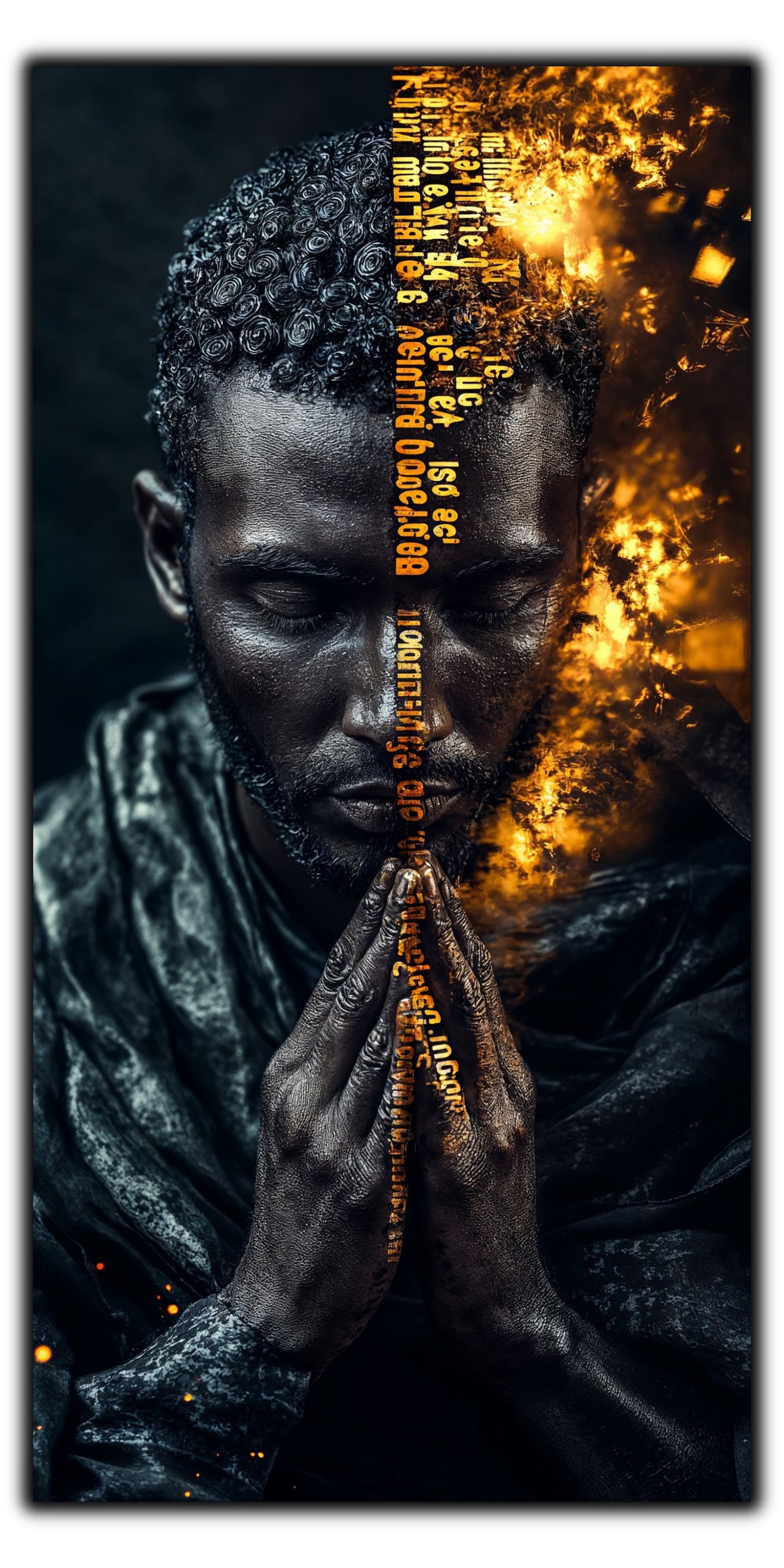 Dark Glow 02 - Tablou Sticla Securizata