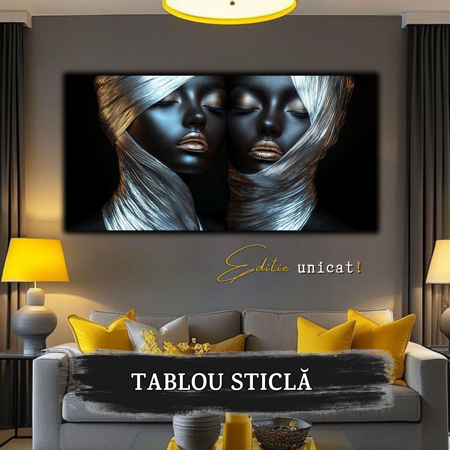 Innerverse - Tablou Sticla - Unicat - no19