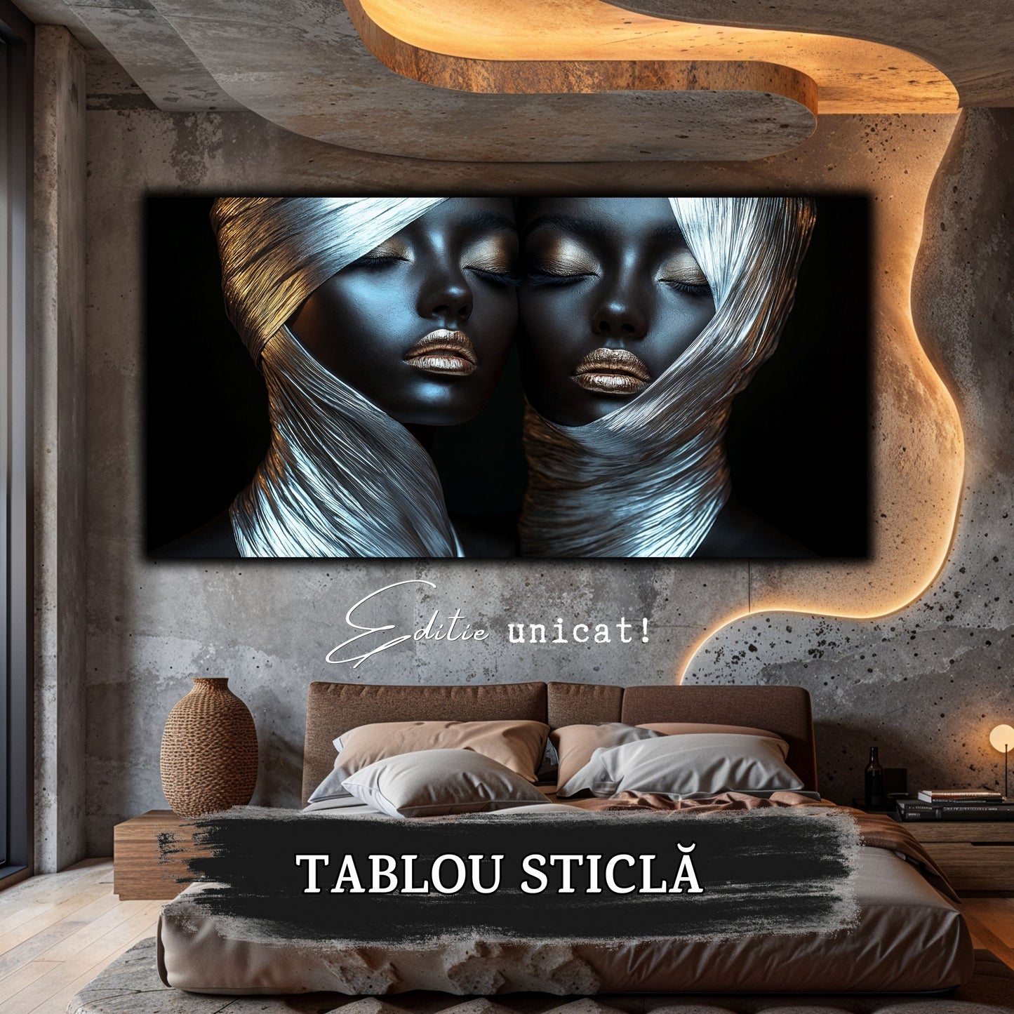 Innerverse - Tablou Sticla - Unicat - no19