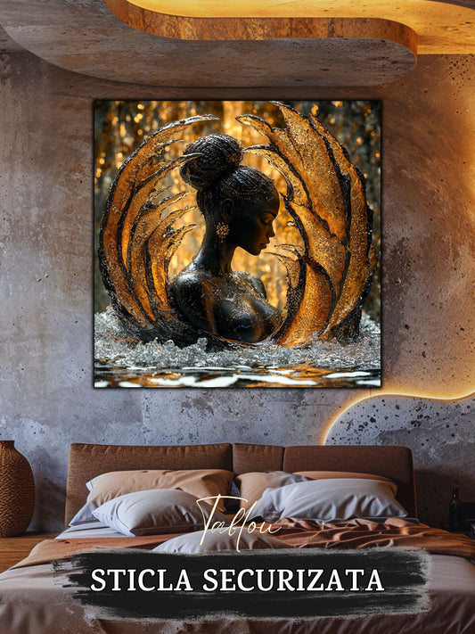 Tablou Sticla Securizata - Soul's Mandala No13