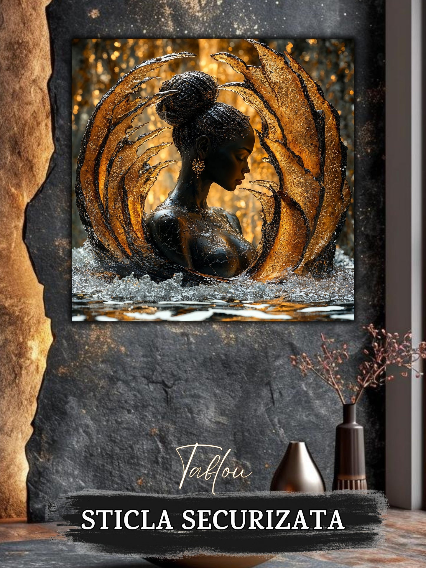 Tablou Sticla Securizata - Soul's Mandala No13
