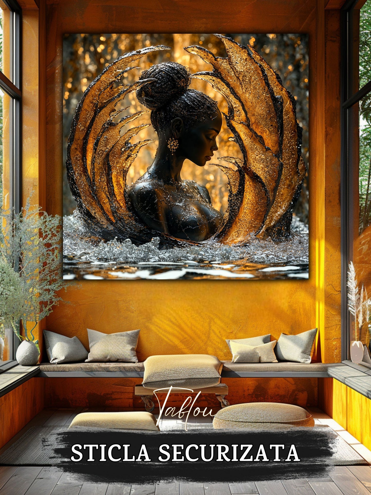 Tablou Sticla Securizata - Soul's Mandala No13