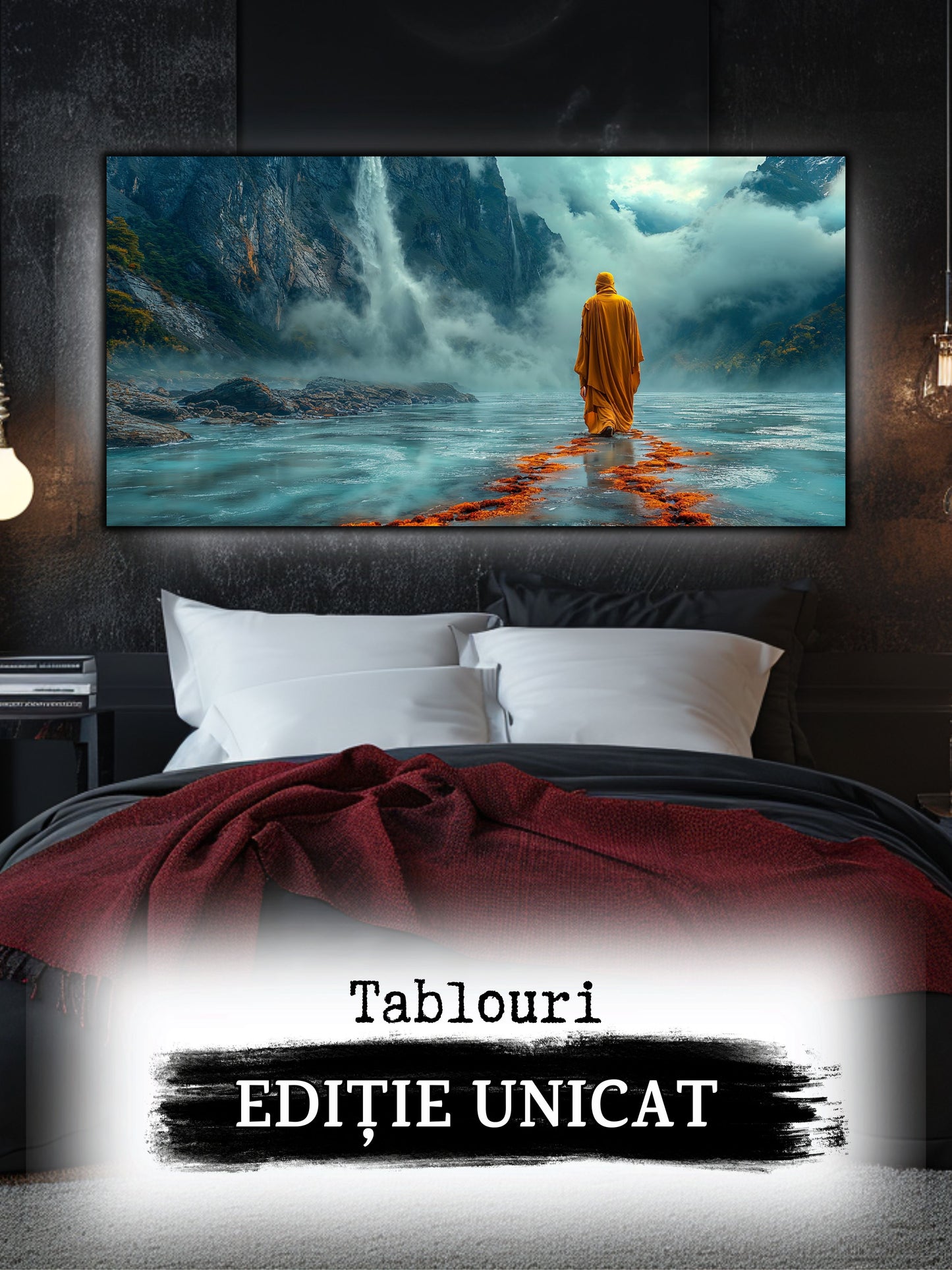 Tablou unicat din sticlă securizată Vanishing Step - No07