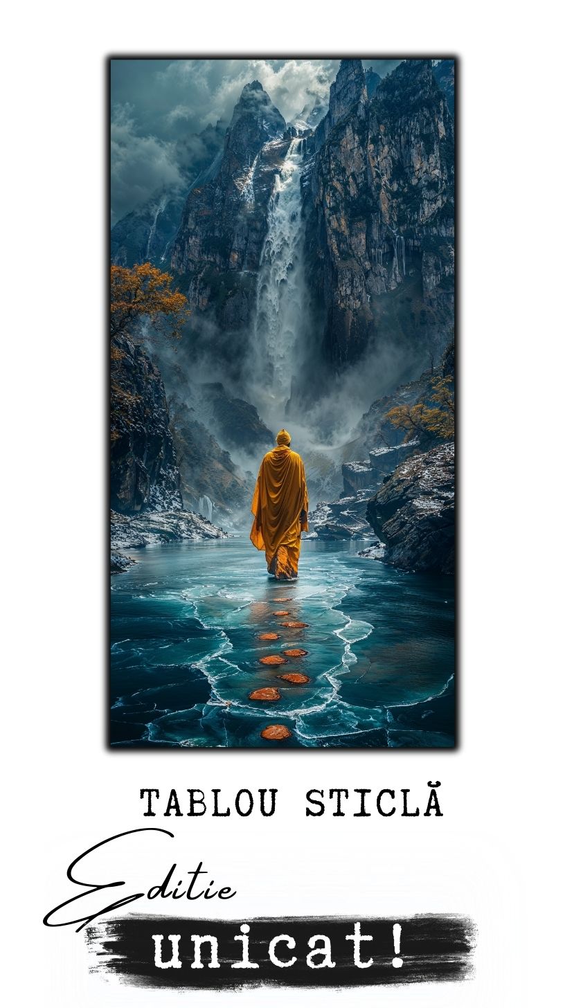 Tablou unicat din sticlă securizată Vanishing Step - No13