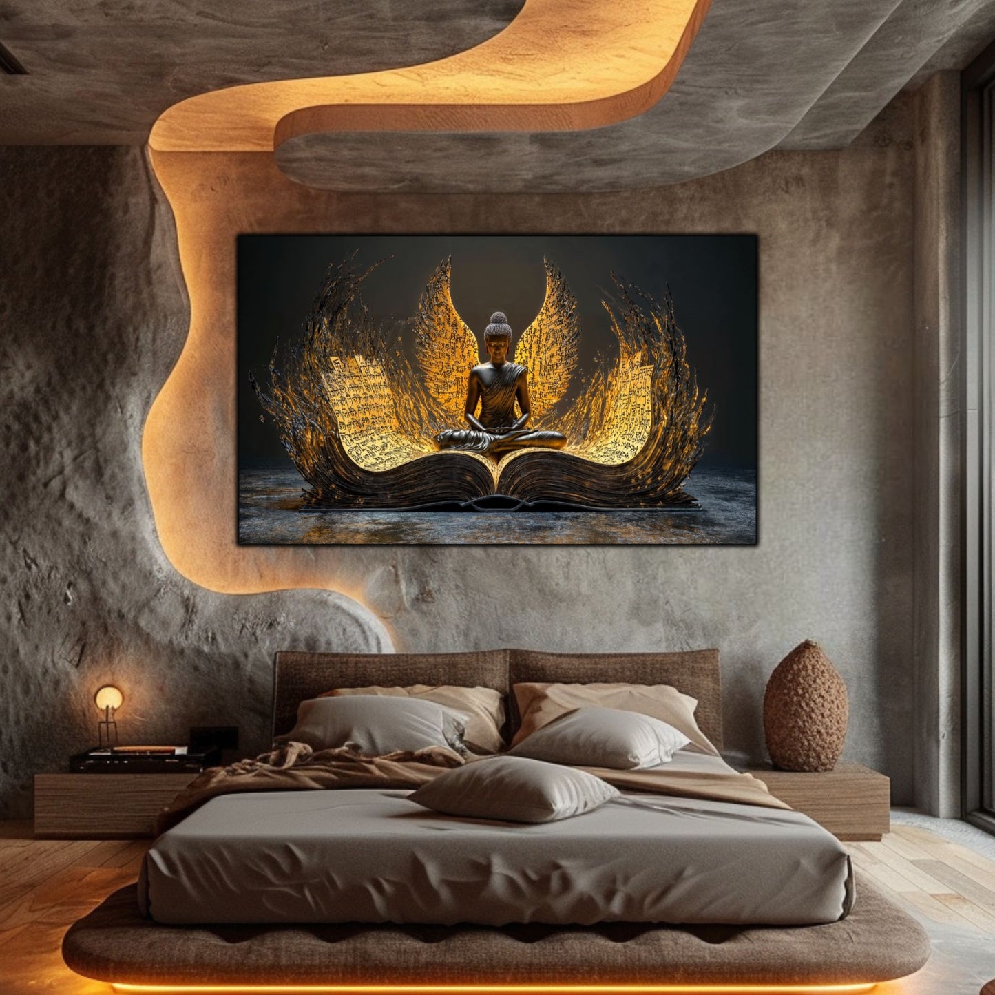 Tablou Decorativ pt Living sau Dormitor - Print UV pe Sticla - „Ascend” - No10