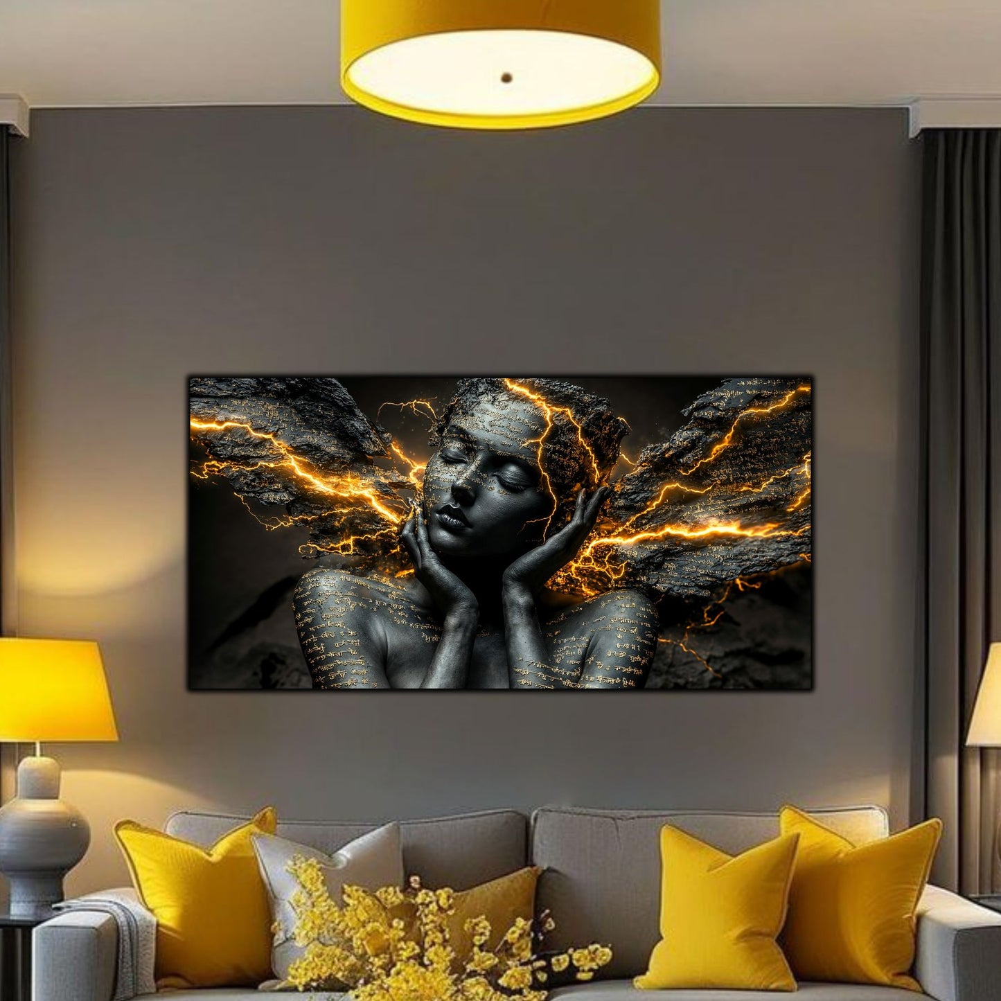 Tablou Decorativ Premium – Ideal pentru Dormitor si Living - Print UV pe Sticla Securizata