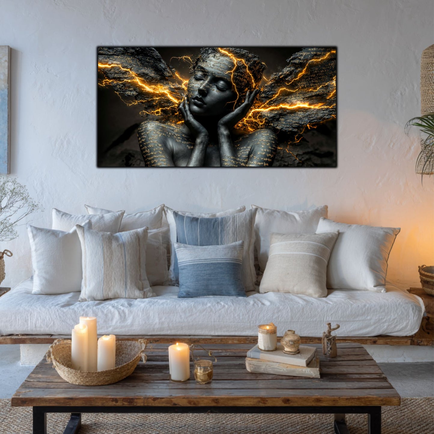 Tablou Decorativ Premium – Ideal pentru Dormitor si Living - Print UV pe Sticla Securizata