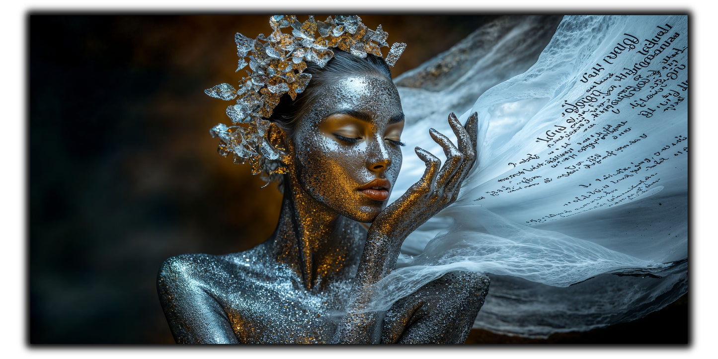 Beyond Meditation - Tablouri moderne pe sticla securizata pentru living contemporan NO30