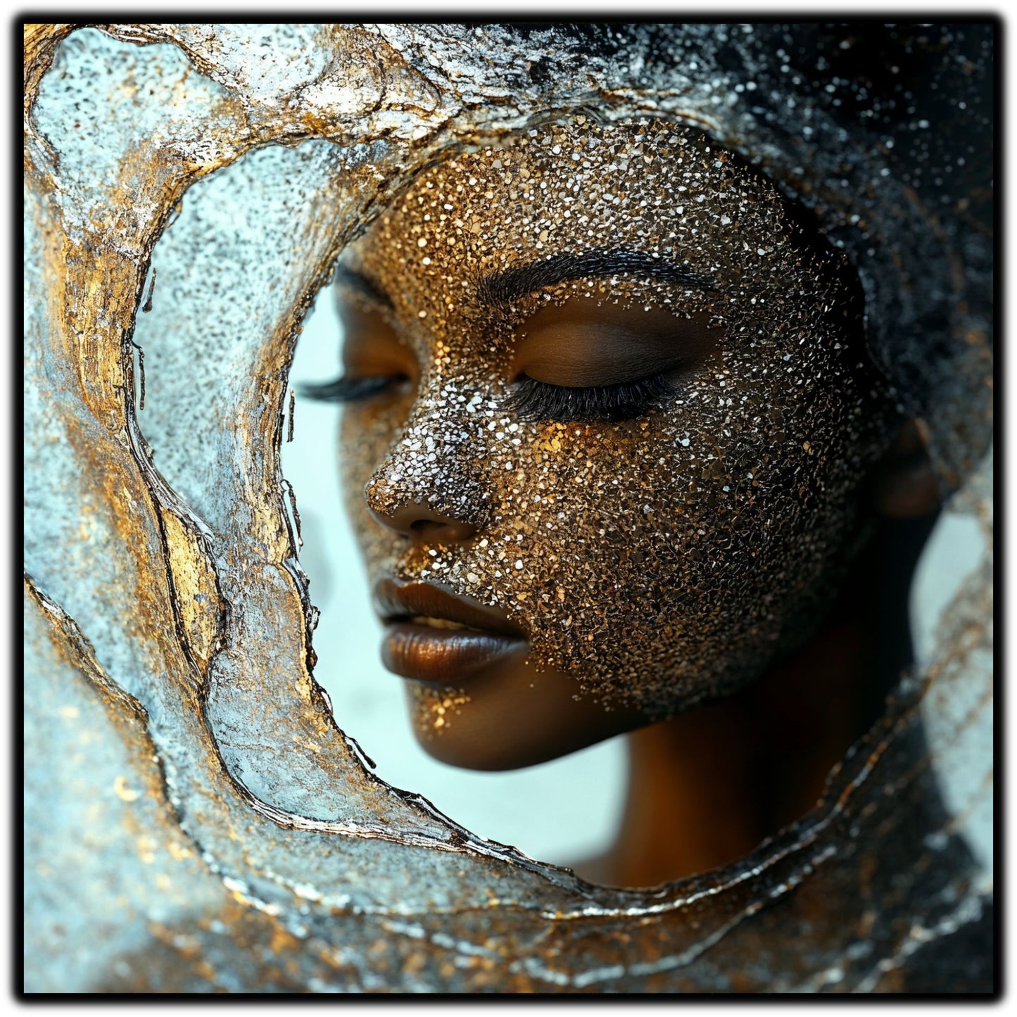 Liquid dream - Tablou Unicat pe Sticla - 12