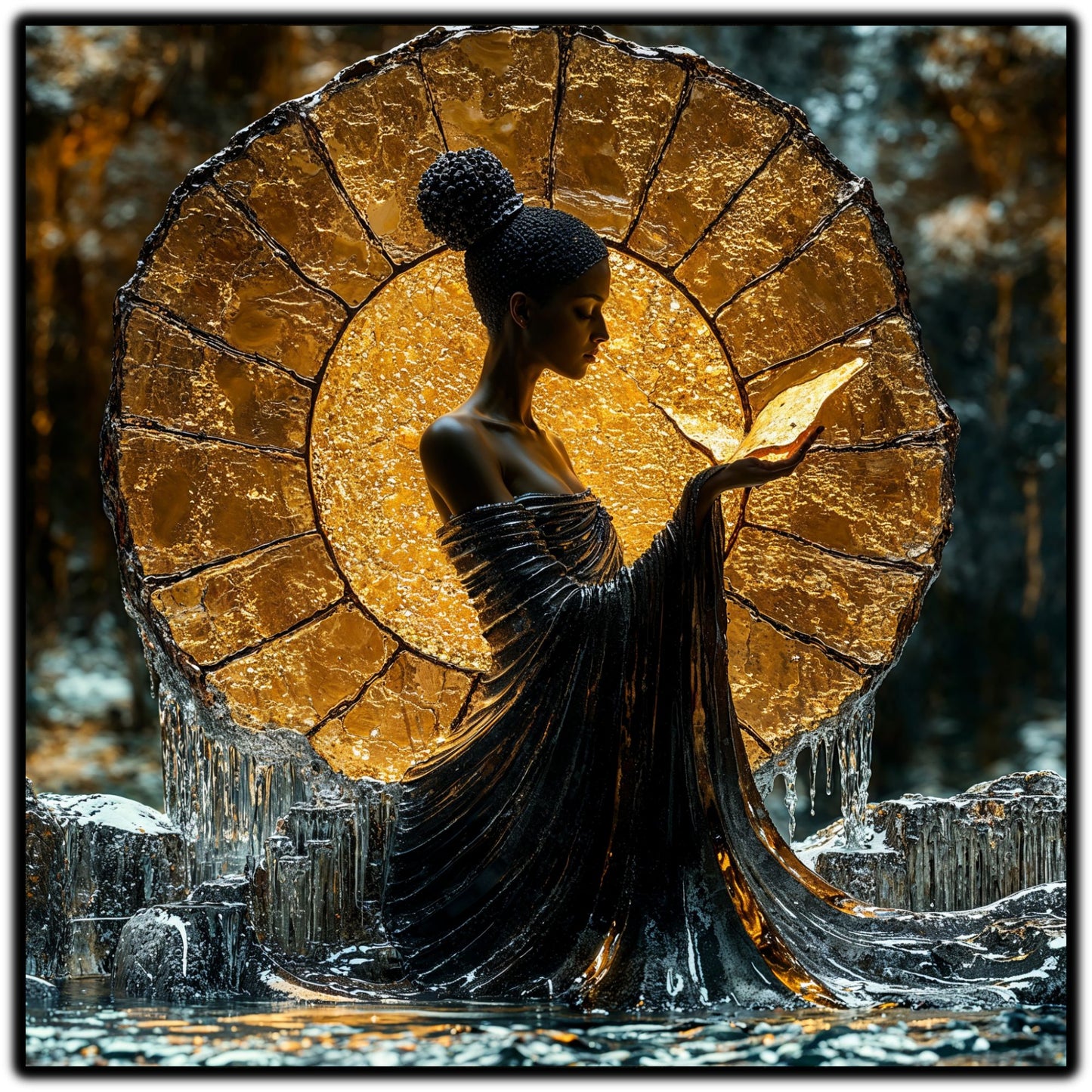 Tablou Sticla Securizata - Soul's Mandala No22