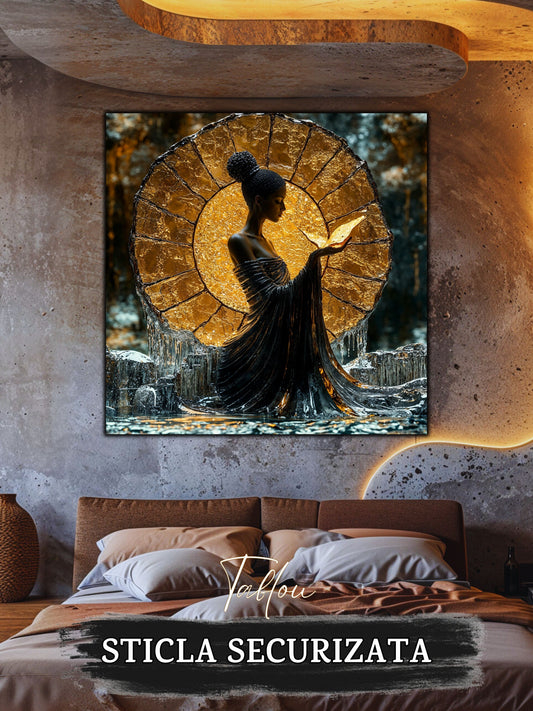 Tablou Sticla Securizata - Soul's Mandala No22