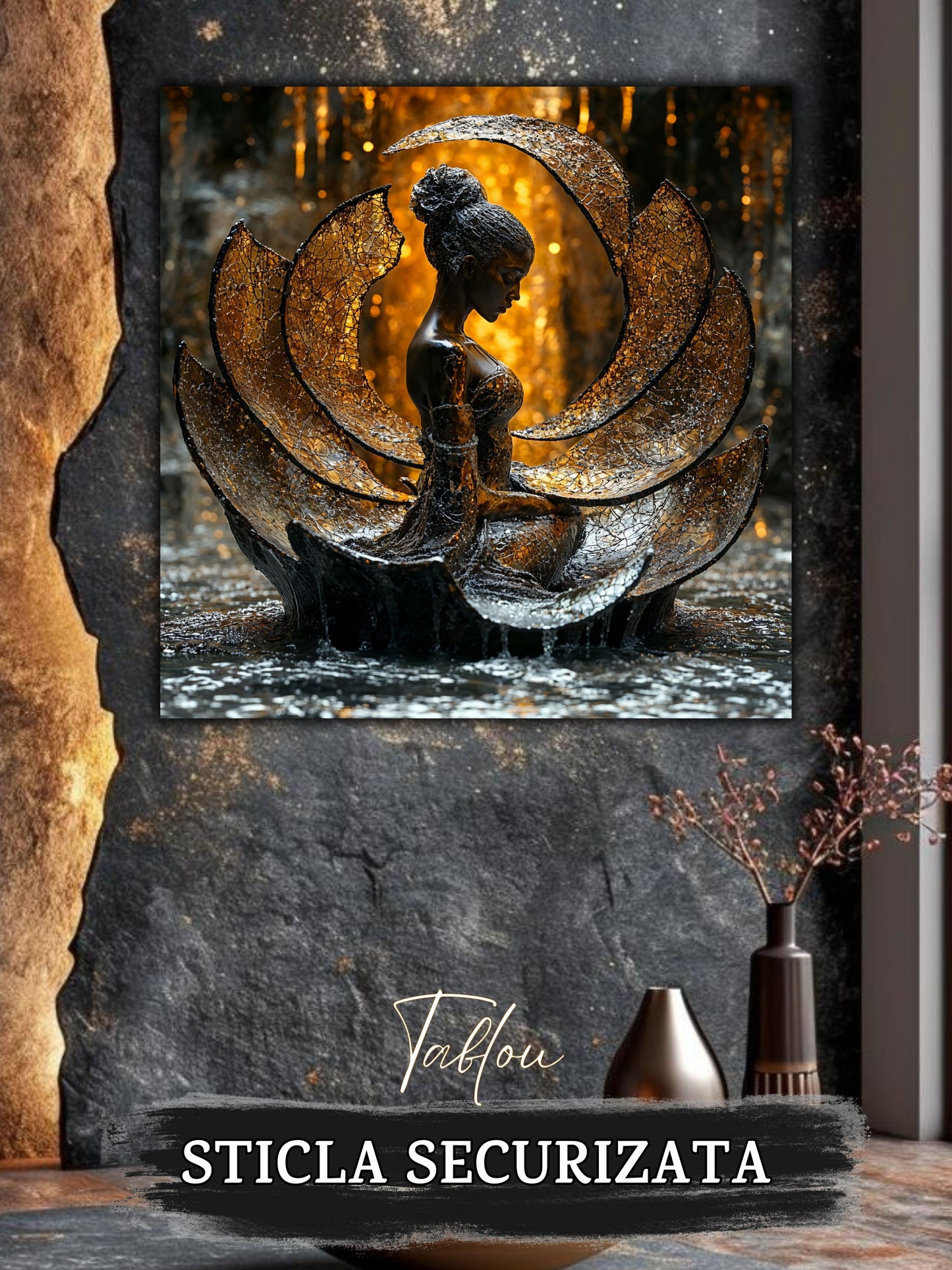 Tablou Sticla Securizata - Soul's Mandala No04