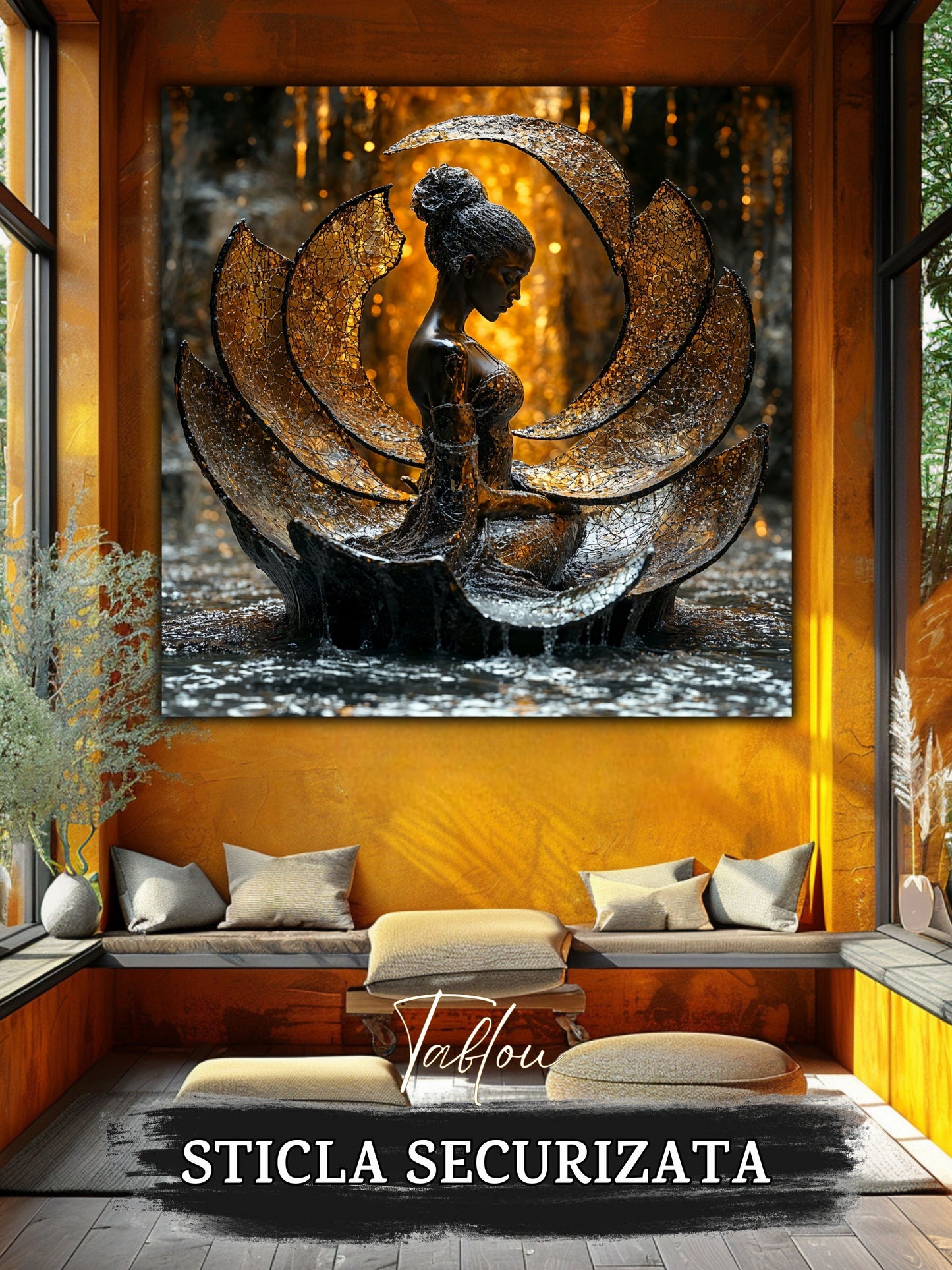 Tablou Sticla Securizata - Soul's Mandala No04