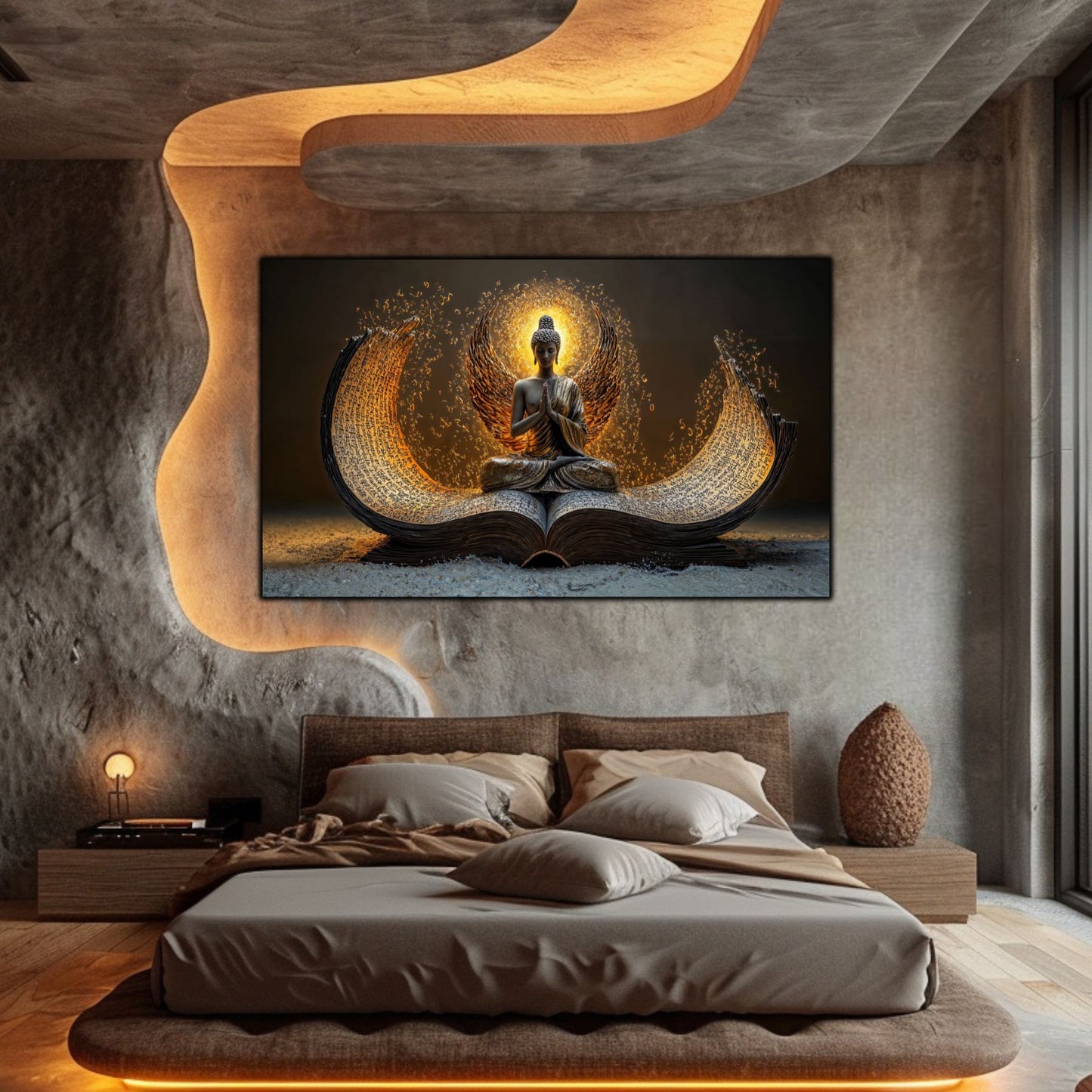 Tablou Decorativ pt Living sau Dormitor - Print UV pe Sticla - „Ascend” - No02