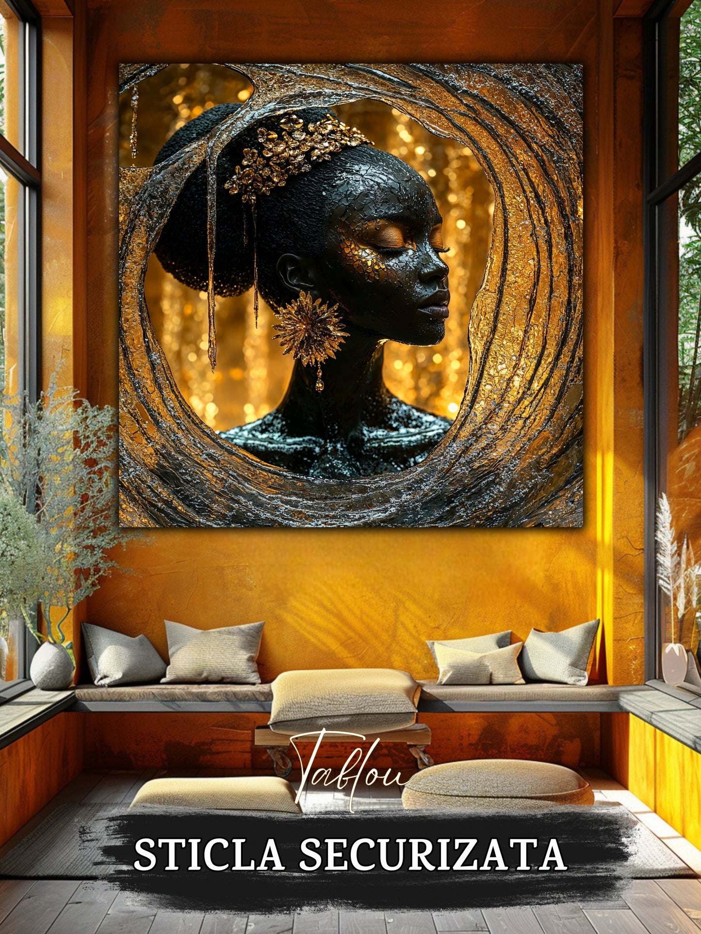 Tablou Sticla Securizata - Soul's Mandala No11