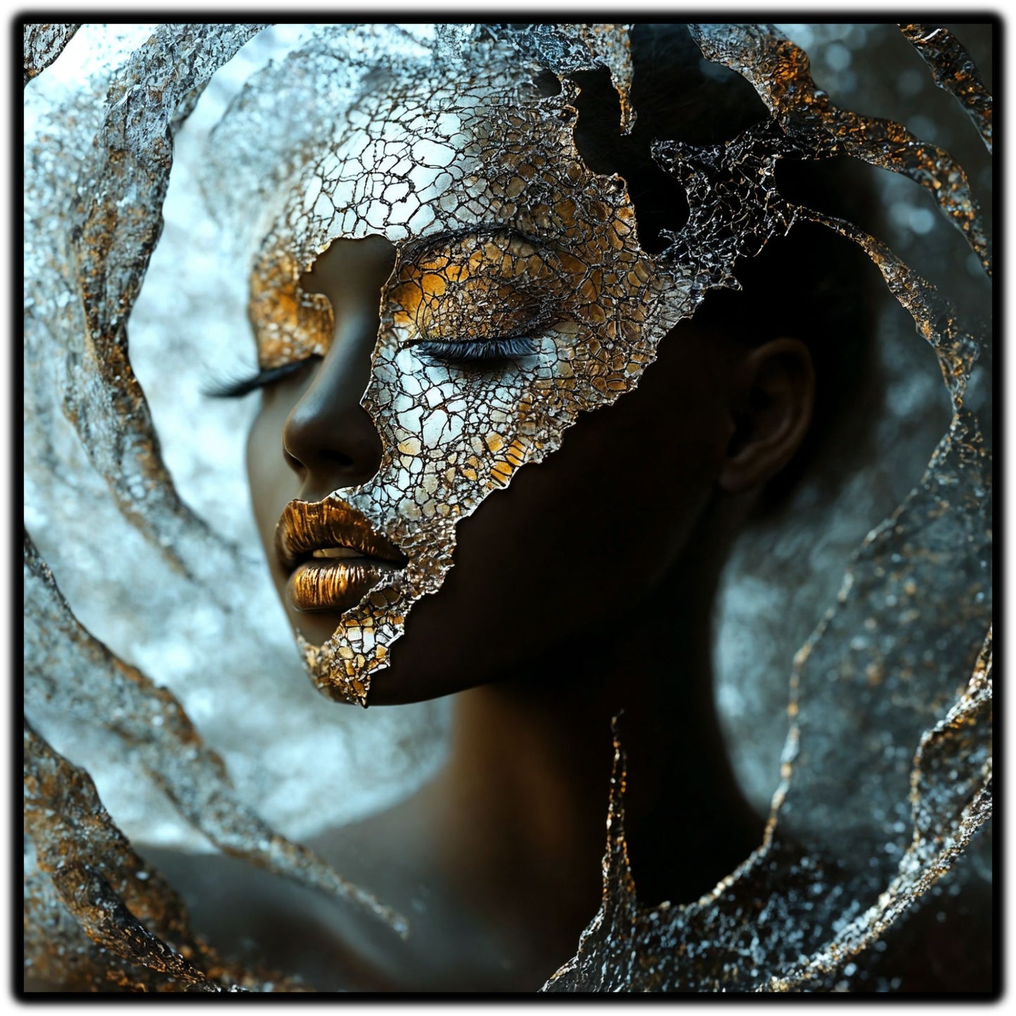 Liquid dream - Tablou Unicat pe Sticla - 09