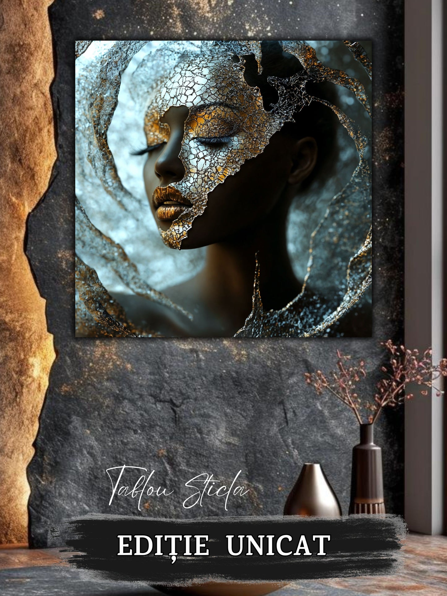 Liquid dream - Tablou Unicat pe Sticla - 09