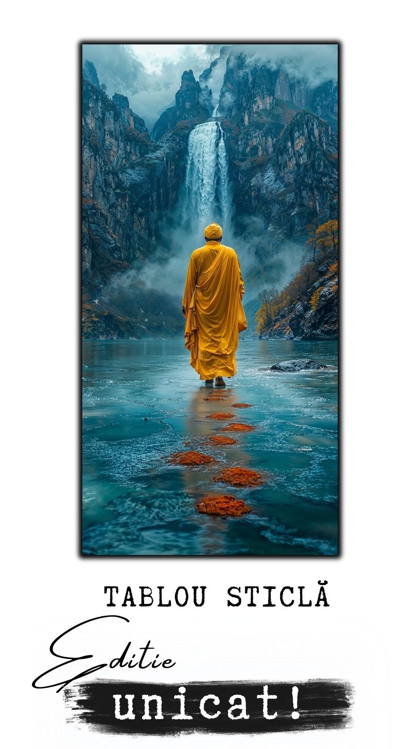 Tablou unicat din sticlă securizată Vanishing Step - No15