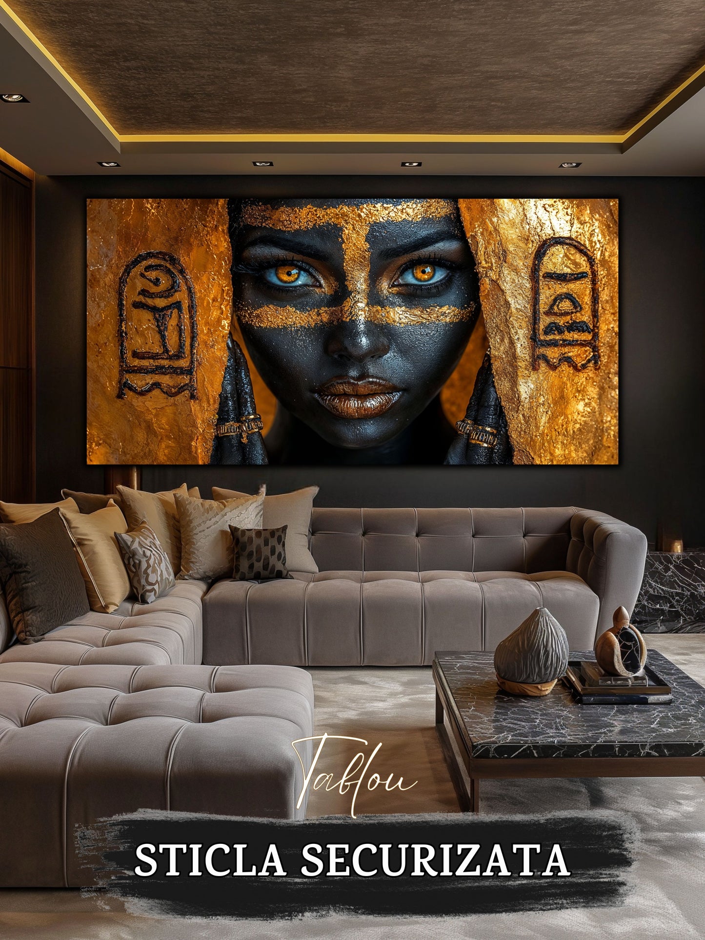 Whispers of the Nile - Tablou Sticla - 40