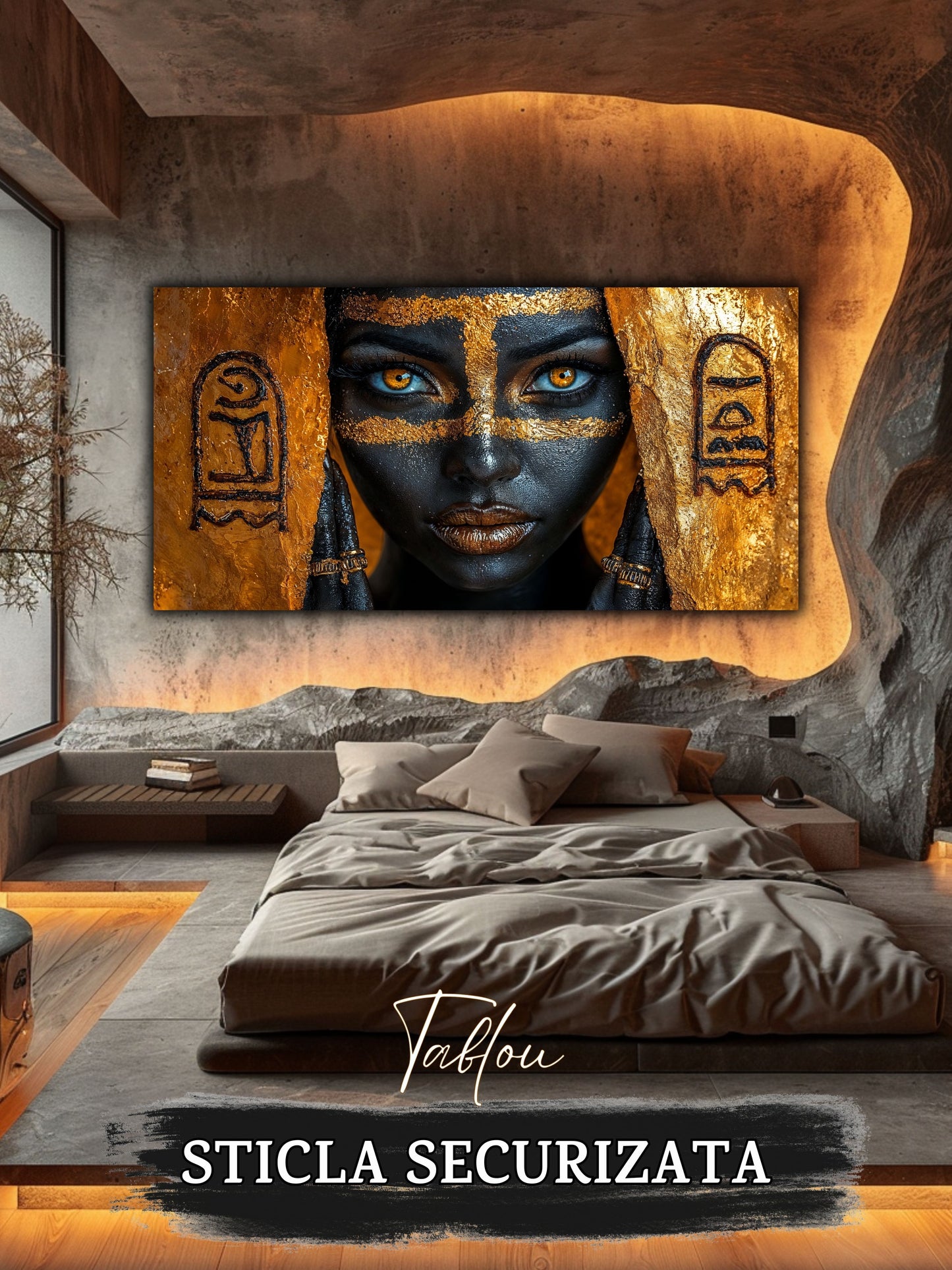 Whispers of the Nile - Tablou Sticla - 40