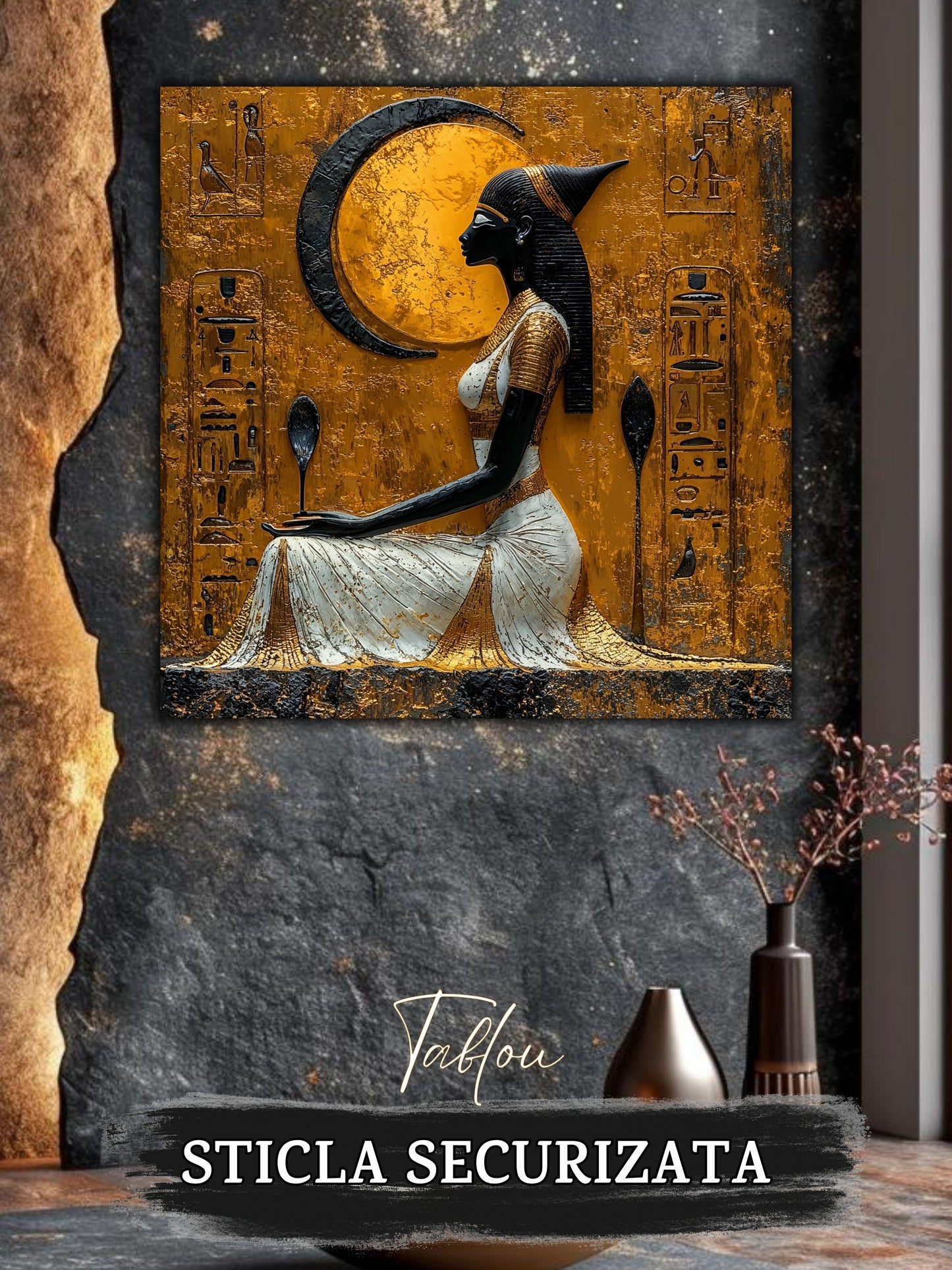 Whispers of the Nile - Tablou Sticla - 26