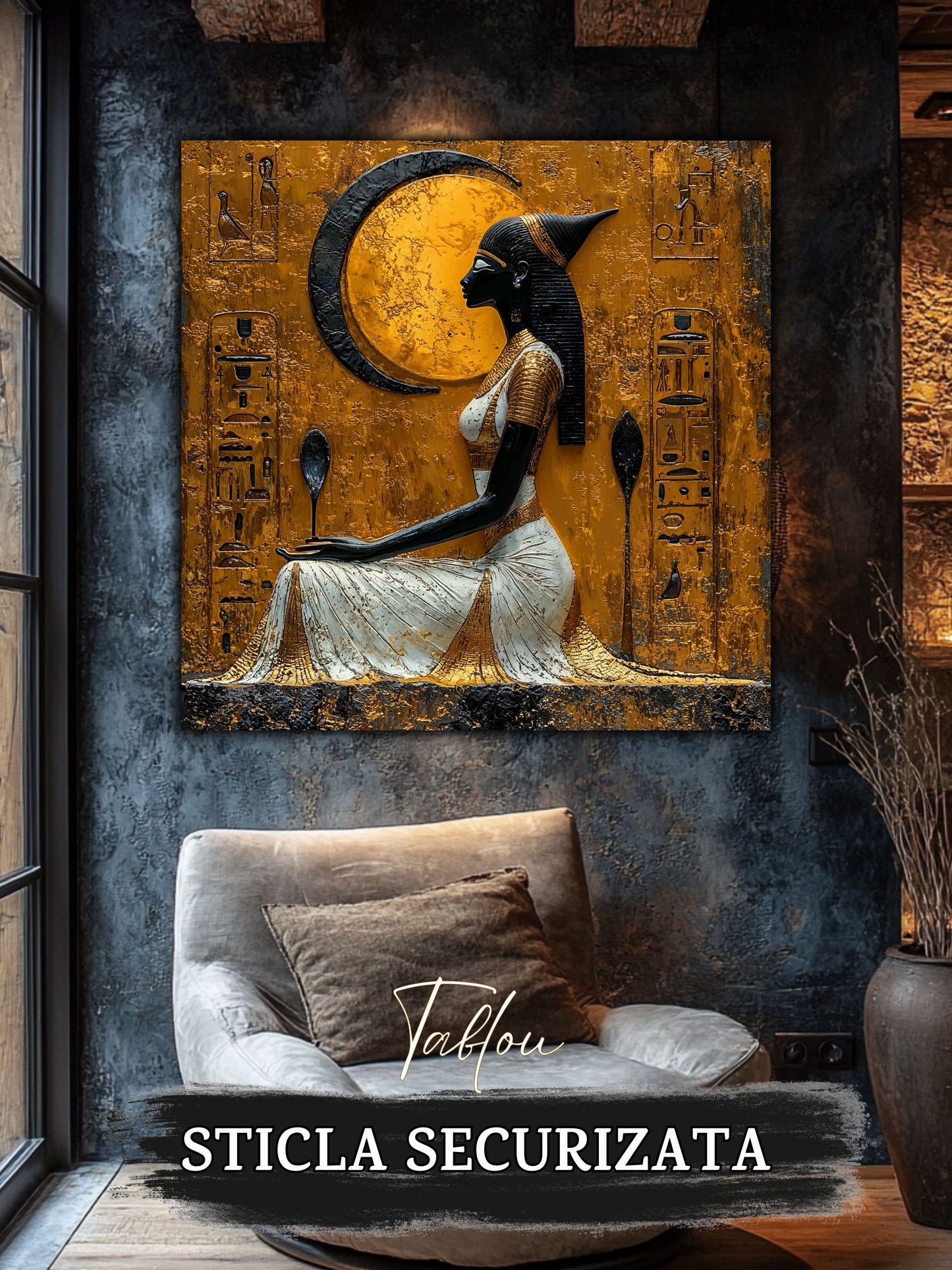 Whispers of the Nile - Tablou Sticla - 26