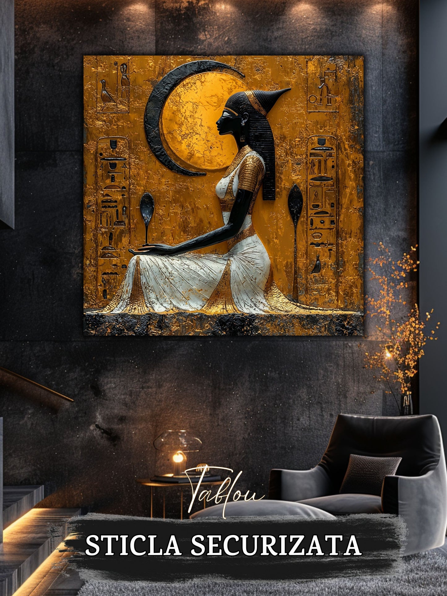 Whispers of the Nile - Tablou Sticla - 26