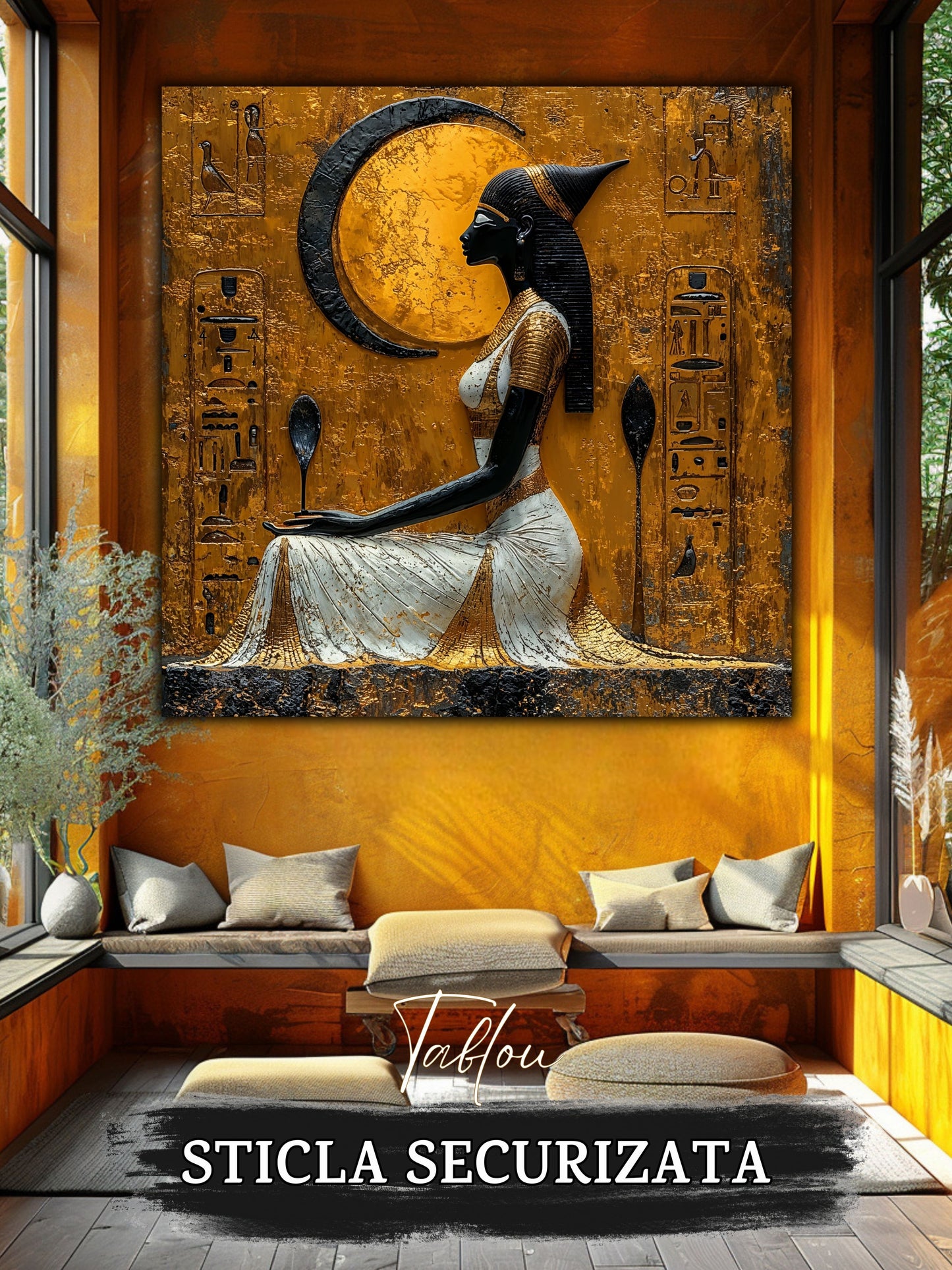 Whispers of the Nile - Tablou Sticla - 26