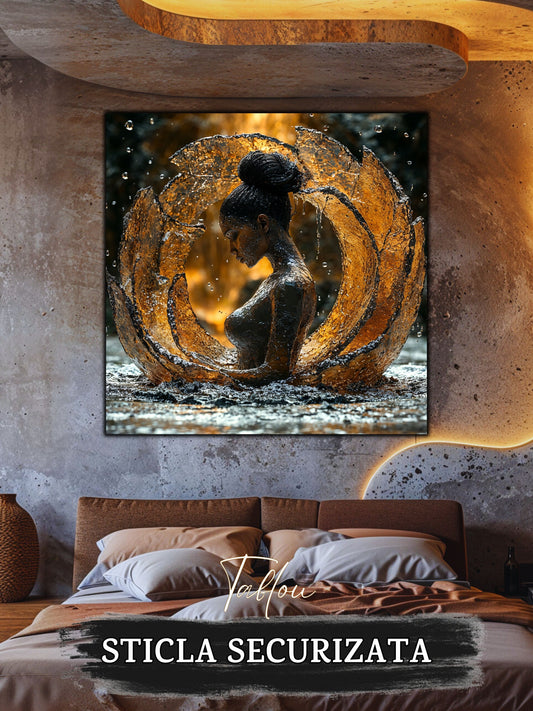 Tablou Sticla Securizata - Soul's Mandala No09