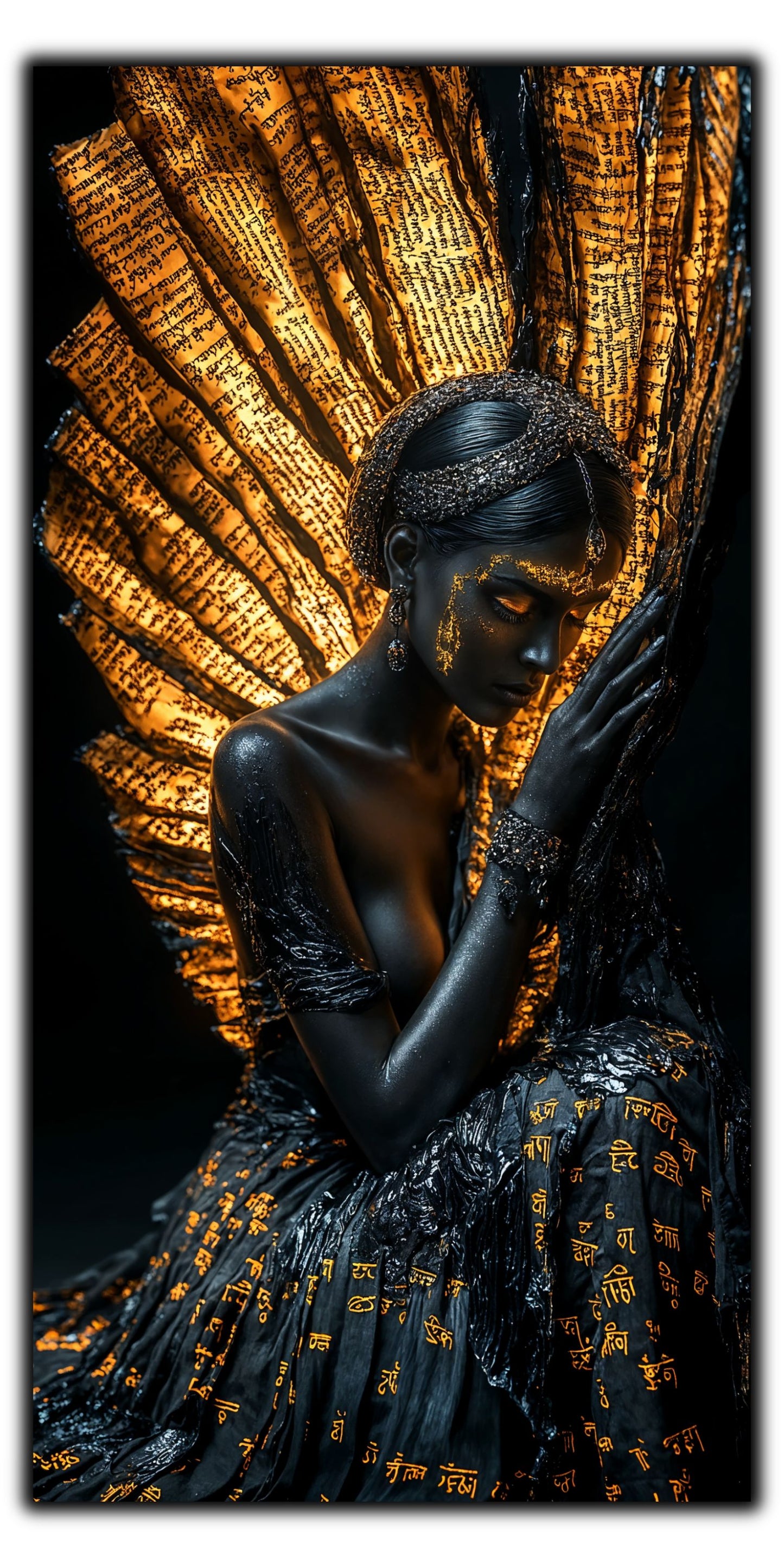 Dark Glow 10 - Tablou Sticla Securizata