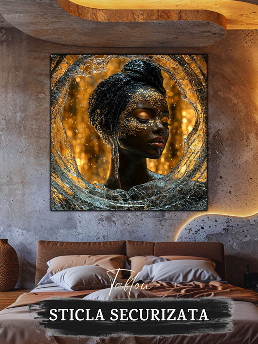 Tablou Sticla Securizata - Soul's Mandala No14