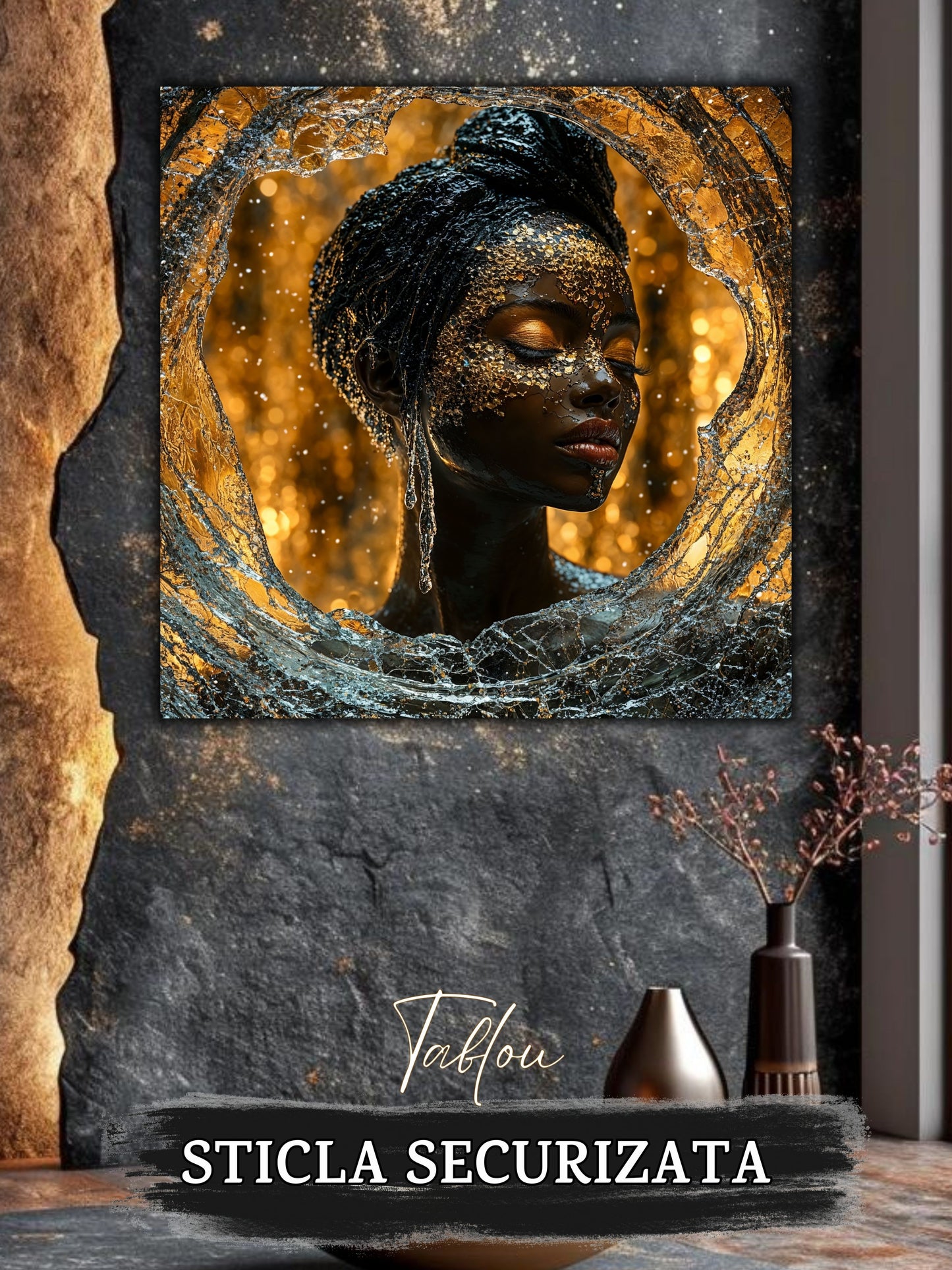 Tablou Sticla Securizata - Soul's Mandala No14