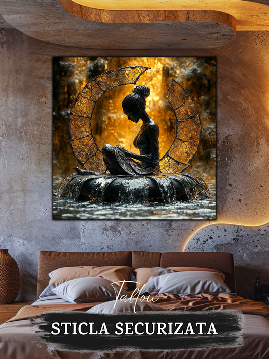 Tablou Sticla Securizata - Soul's Mandala No21