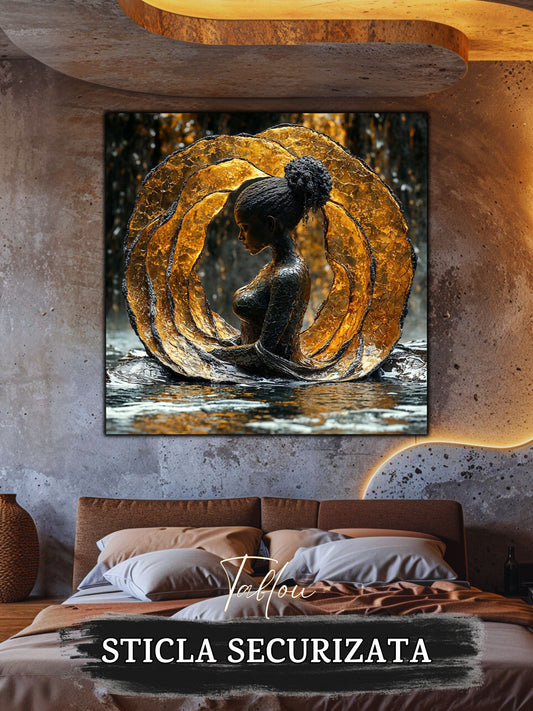 Tablou Sticla Securizata - Soul's Mandala No12