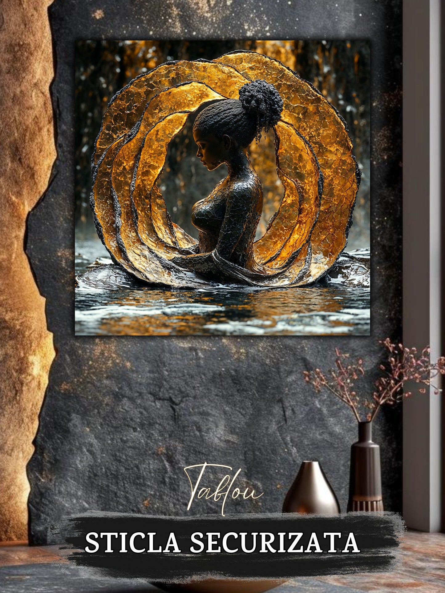 Tablou Sticla Securizata - Soul's Mandala No12