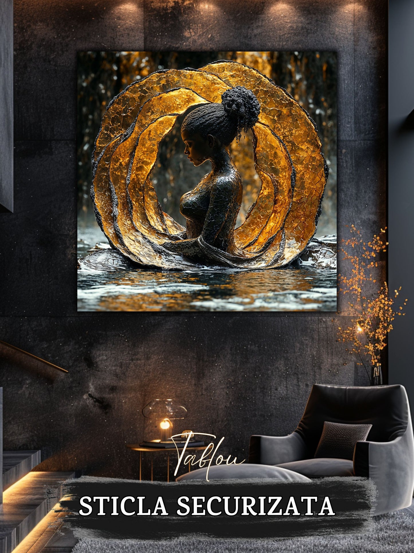 Tablou Sticla Securizata - Soul's Mandala No12