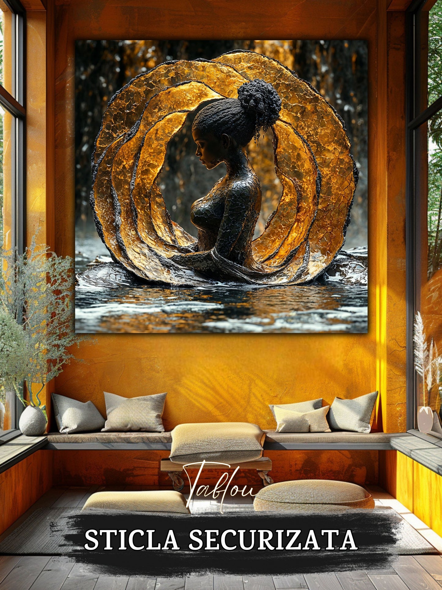 Tablou Sticla Securizata - Soul's Mandala No12