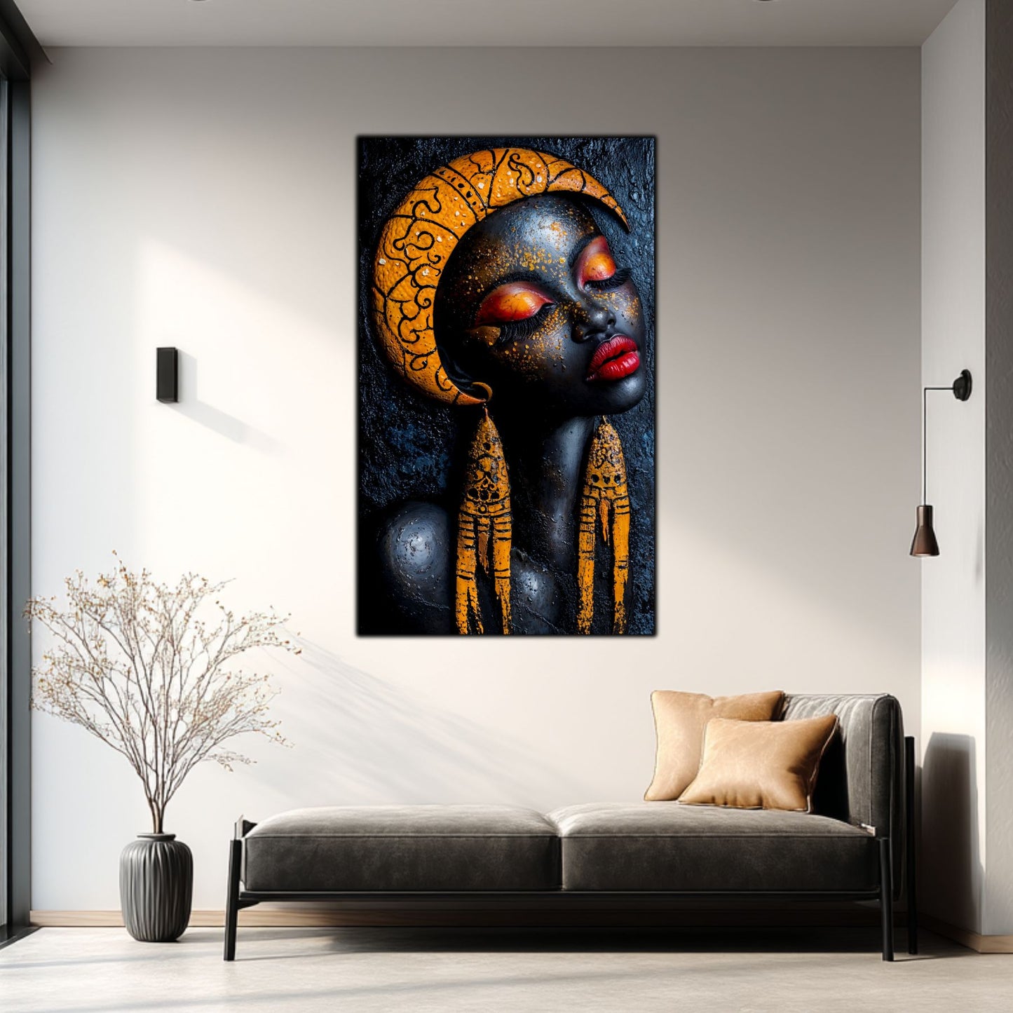 Tablou pt Decorul Livingului Modern – Sticla Securizata – Colectia Ancestral - No16