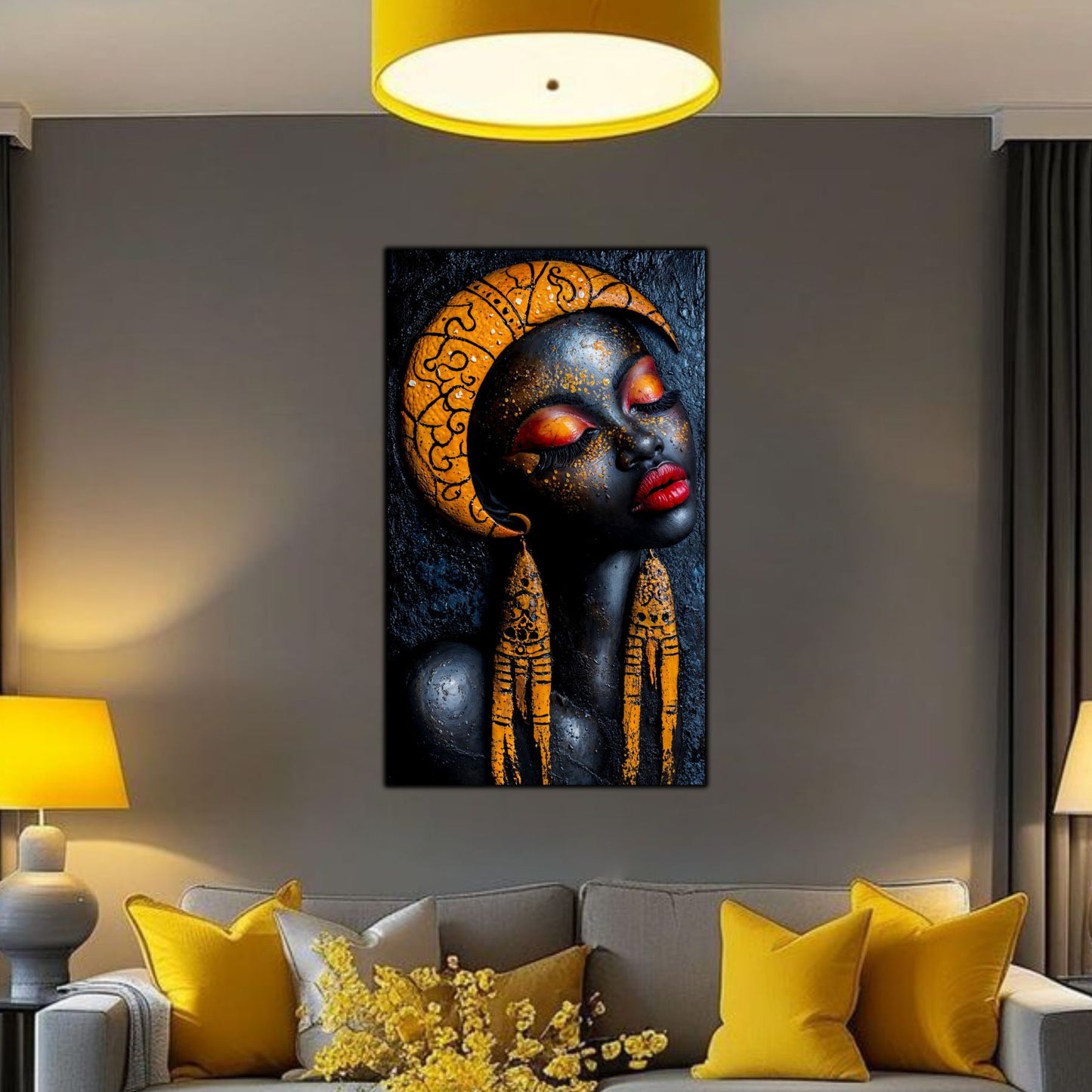 Tablou pt Decorul Livingului Modern – Sticla Securizata – Colectia Ancestral - No16