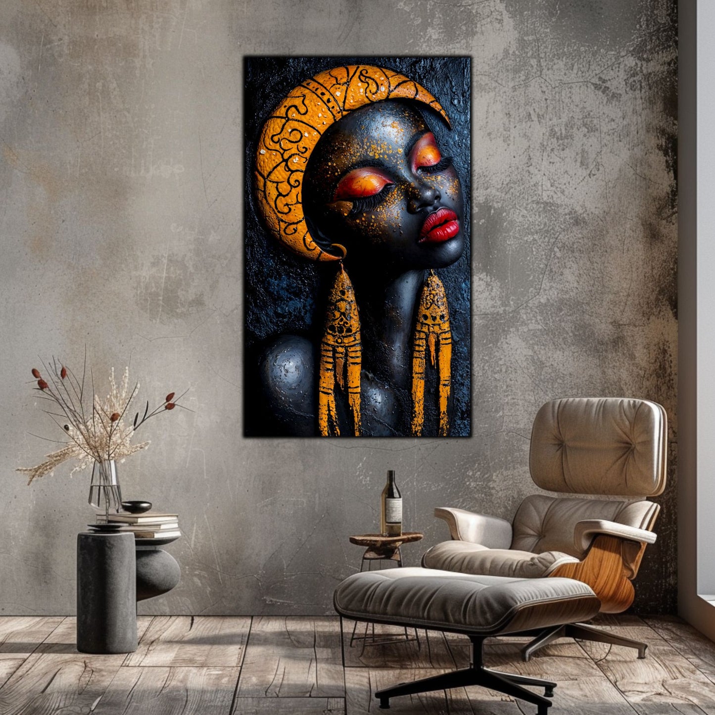 Tablou pt Decorul Livingului Modern – Sticla Securizata – Colectia Ancestral - No16
