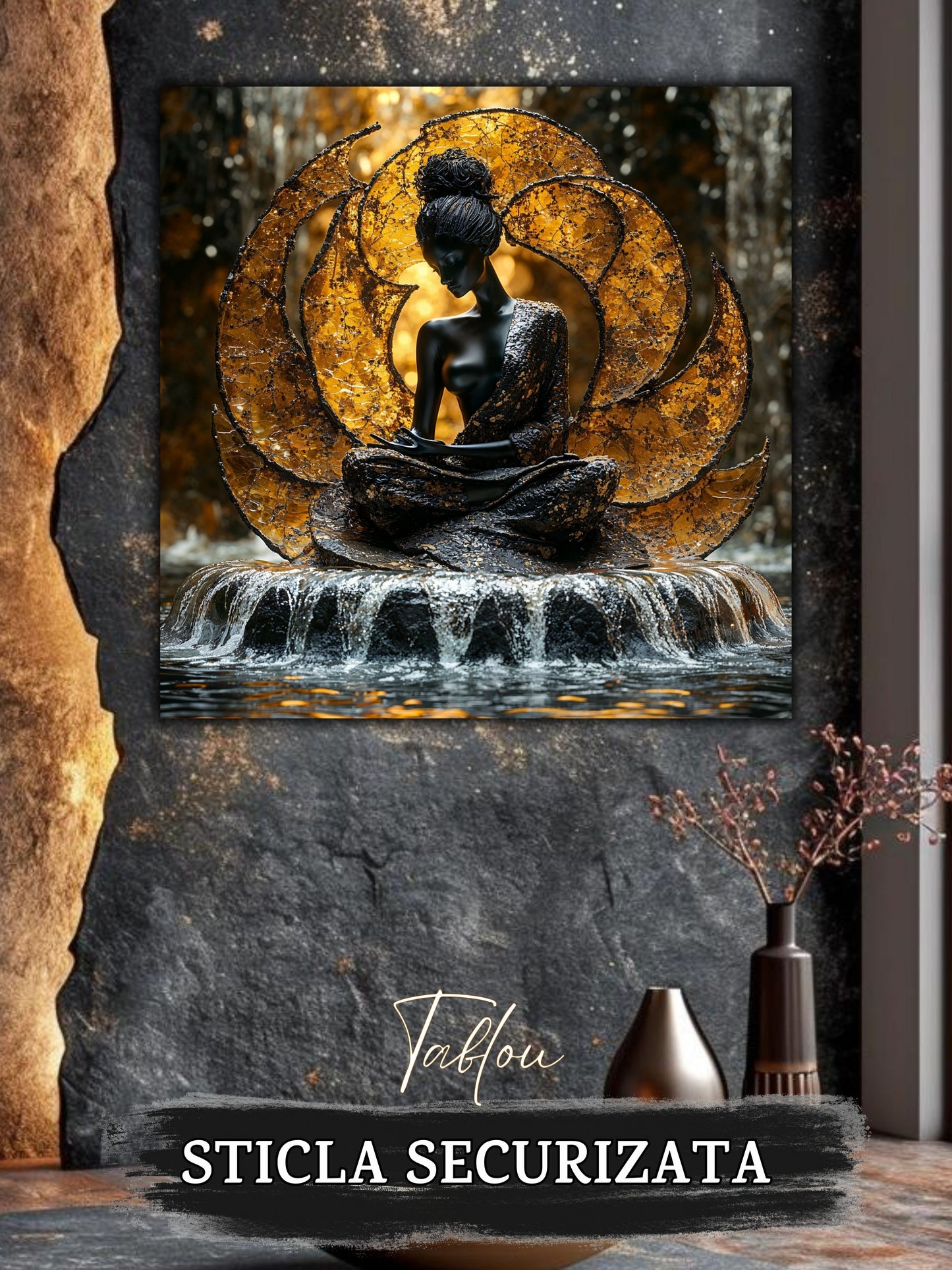 Tablou Sticla Securizata - Soul's Mandala No18