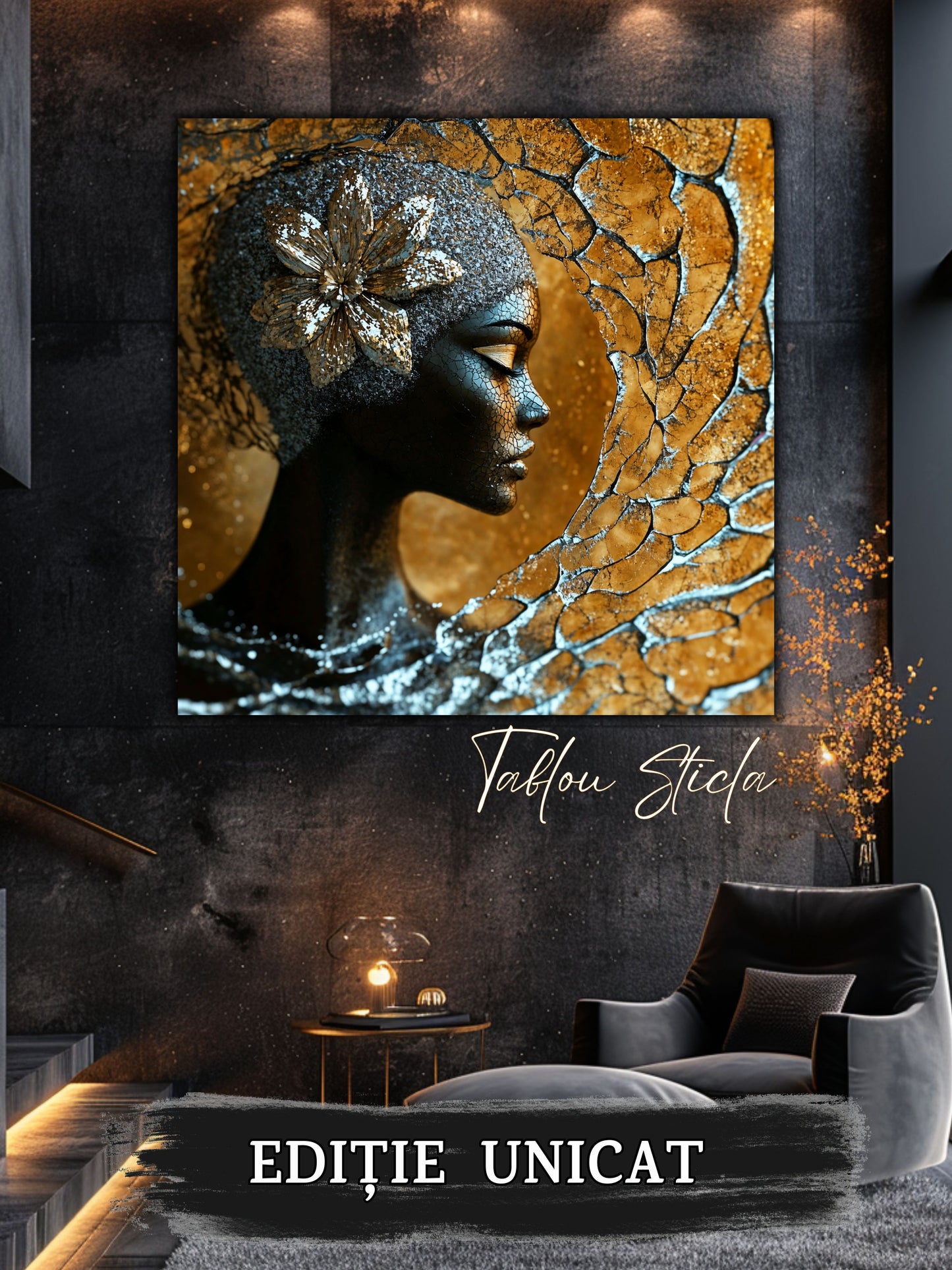 Liquid dream - Tablou Unicat pe Sticla - 15