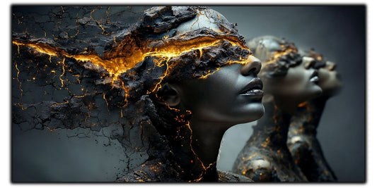 Tablou Decorativ Premium – Ideal pentru Dormitor si Living - Print UV pe Sticla Securizata